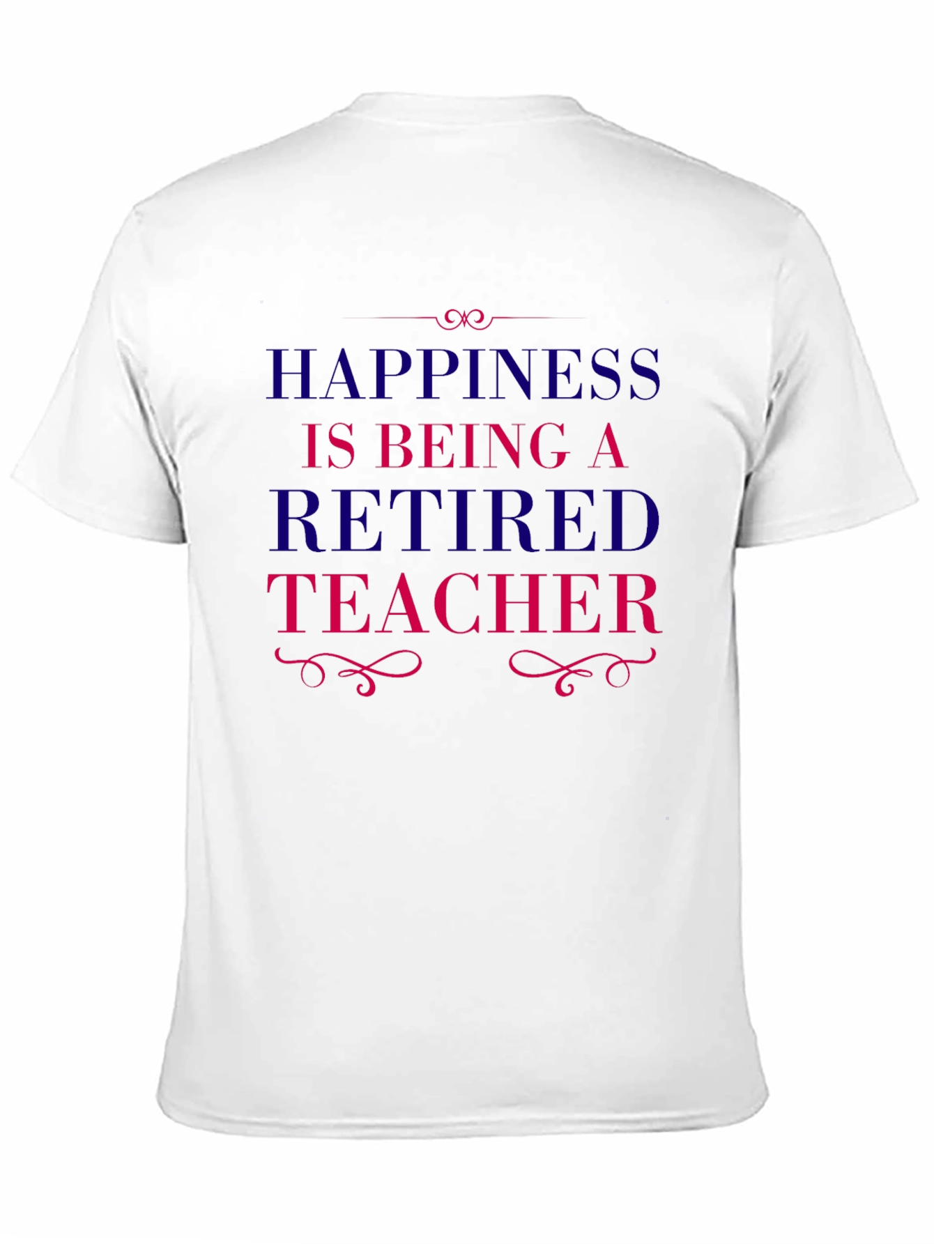 Retired Teacher Graphic Tee - Black