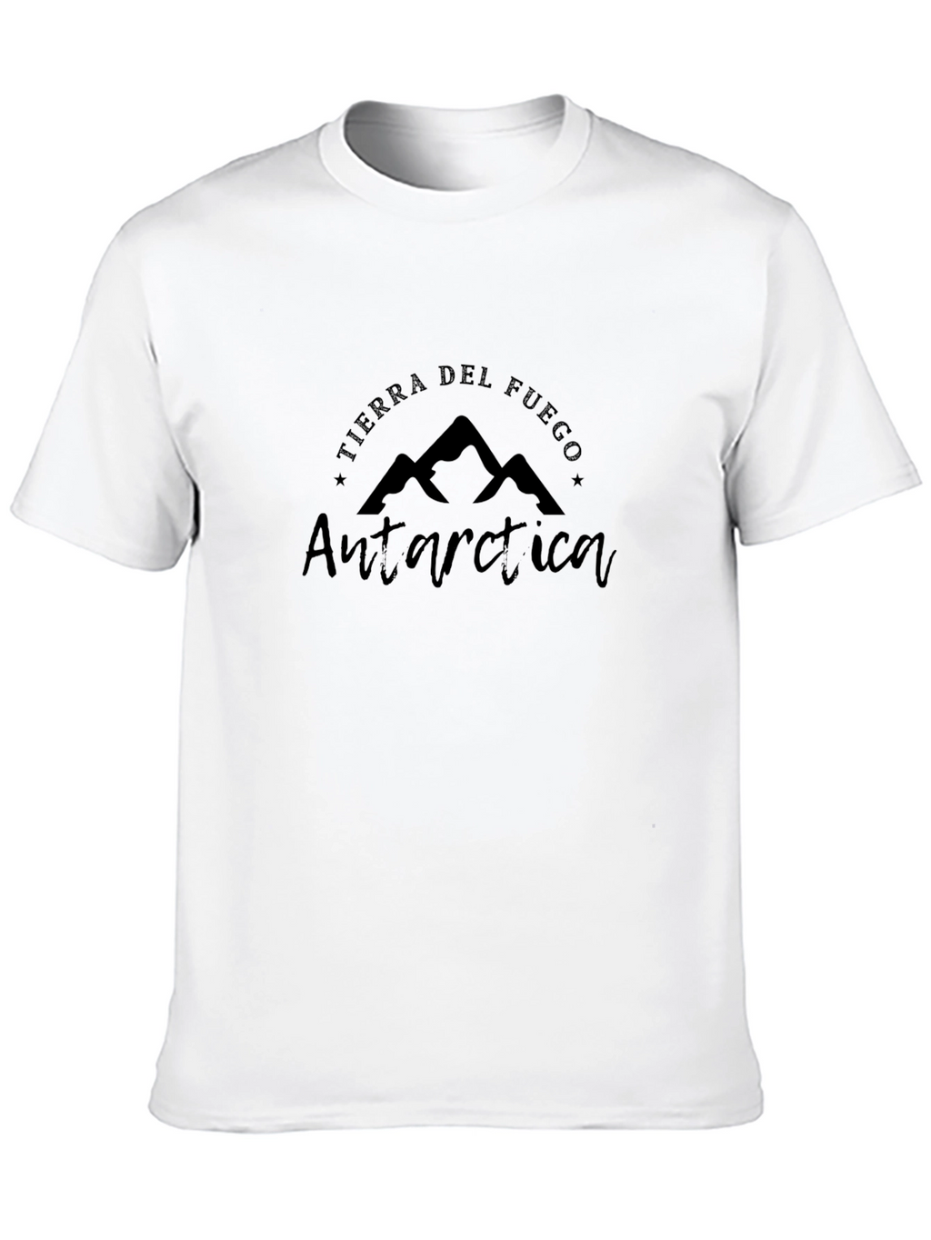 Antarctica Tierra del Fuego Black T-Shirt