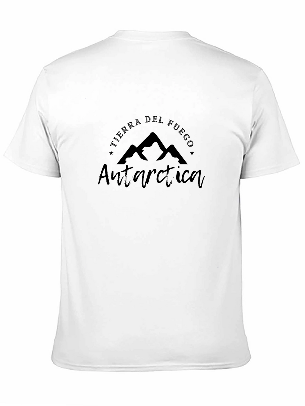 Antarctica Tierra del Fuego Black T-Shirt