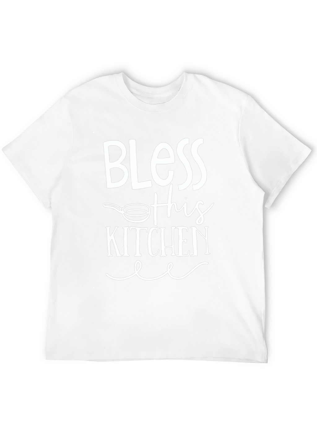 Bless This Kitchen Graphic Tee - Black