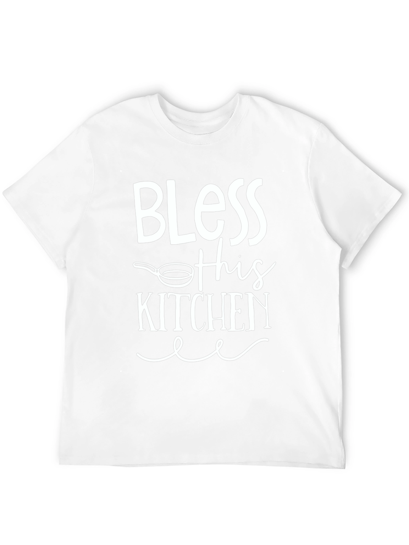 Bless This Kitchen Graphic Tee - Black
