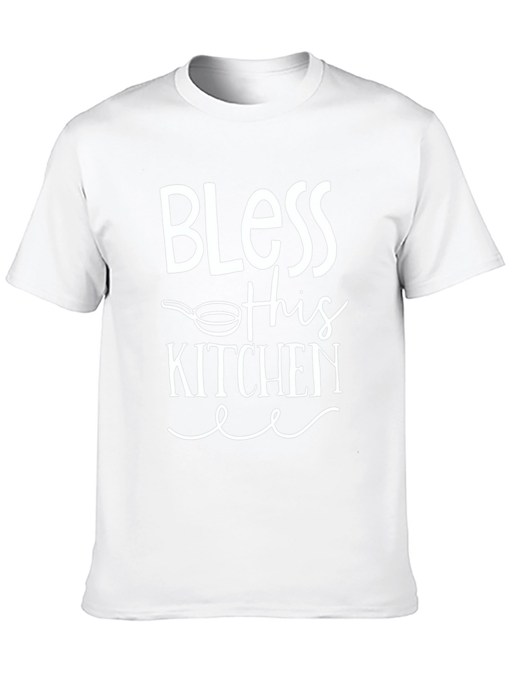 Bless This Kitchen Graphic Tee - Black