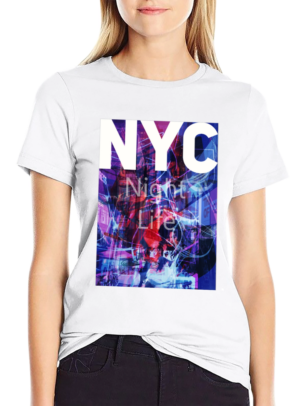 NYC Night Life Graphic Tee - Urban Style
