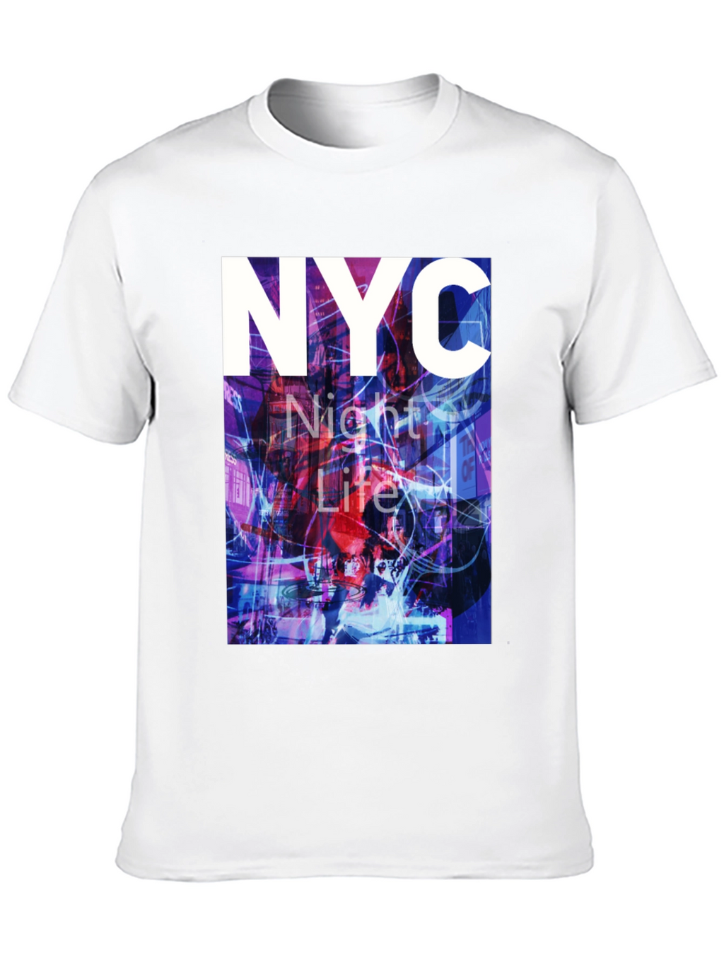 NYC Night Life Graphic Tee - Urban Style