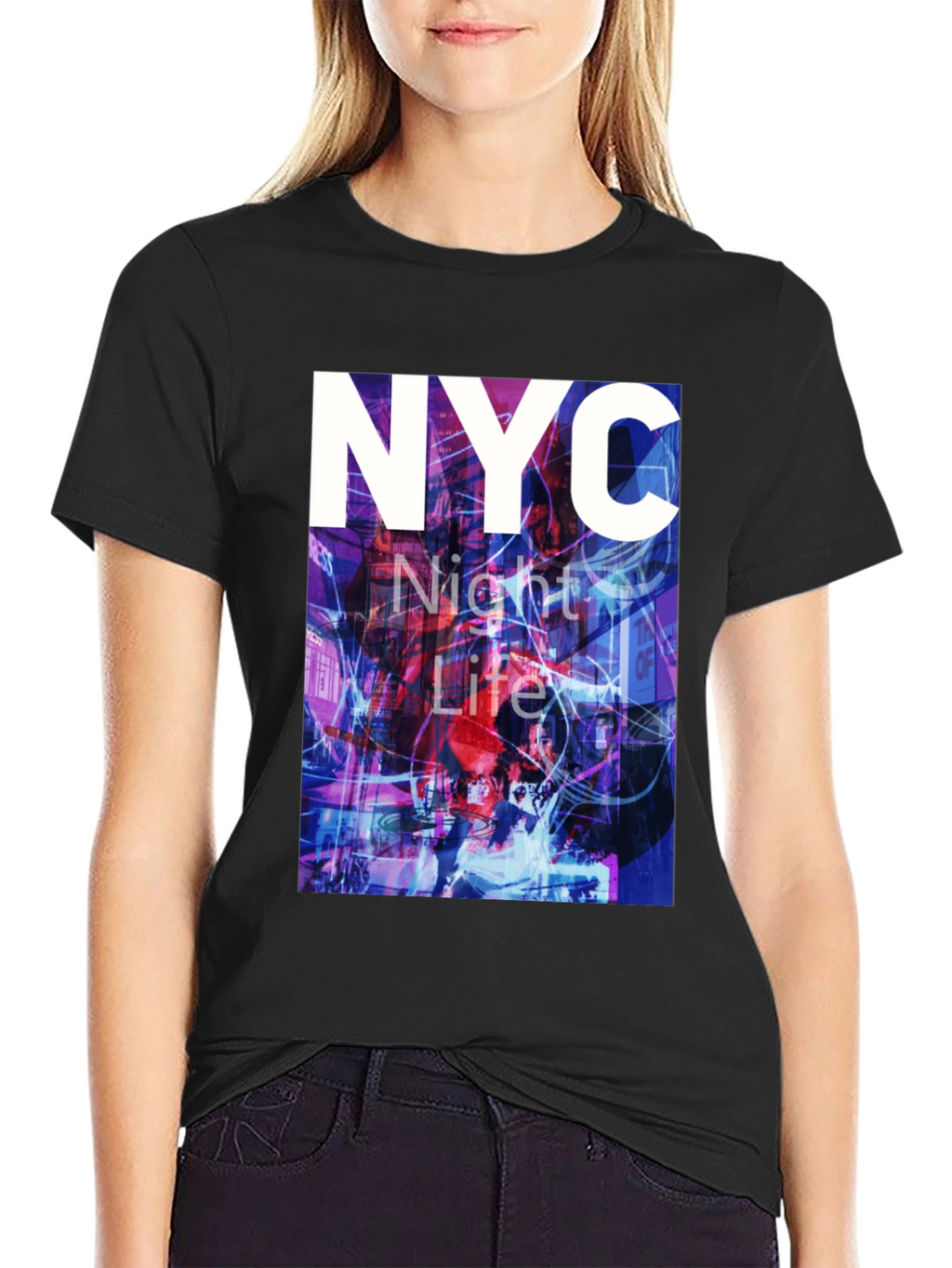 NYC Night Life Graphic Tee - Urban Style