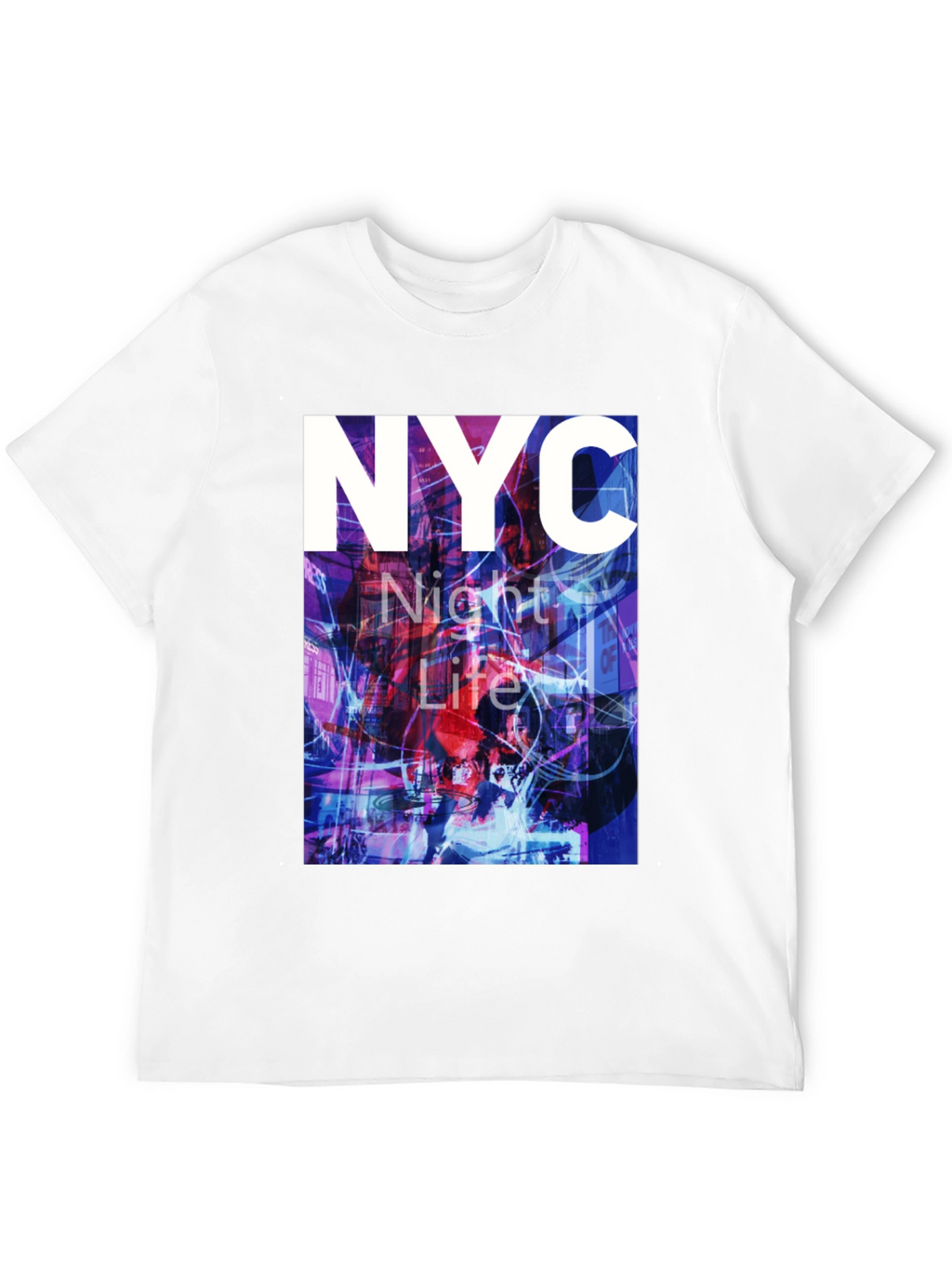 NYC Night Life Graphic Tee - Urban Style