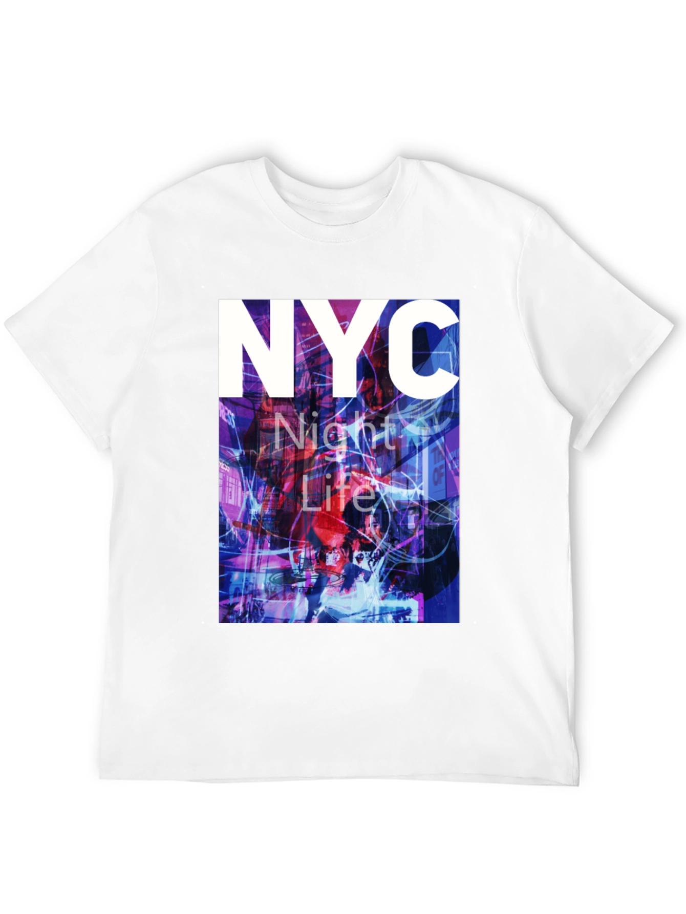 NYC Night Life Graphic Tee - Urban Style