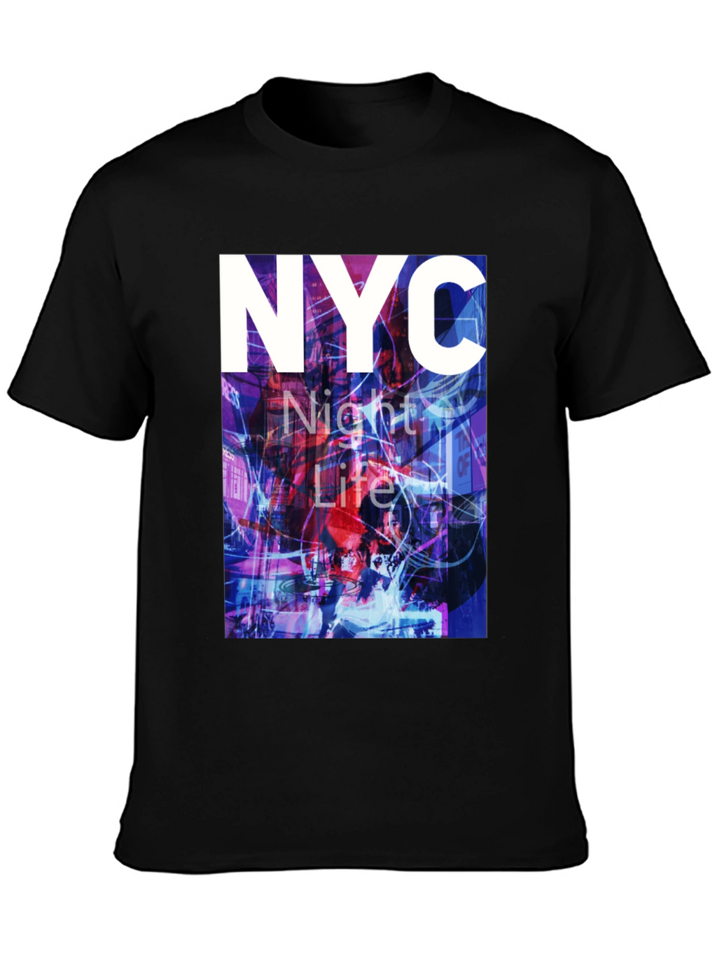 NYC Night Life Graphic Tee - Urban Style
