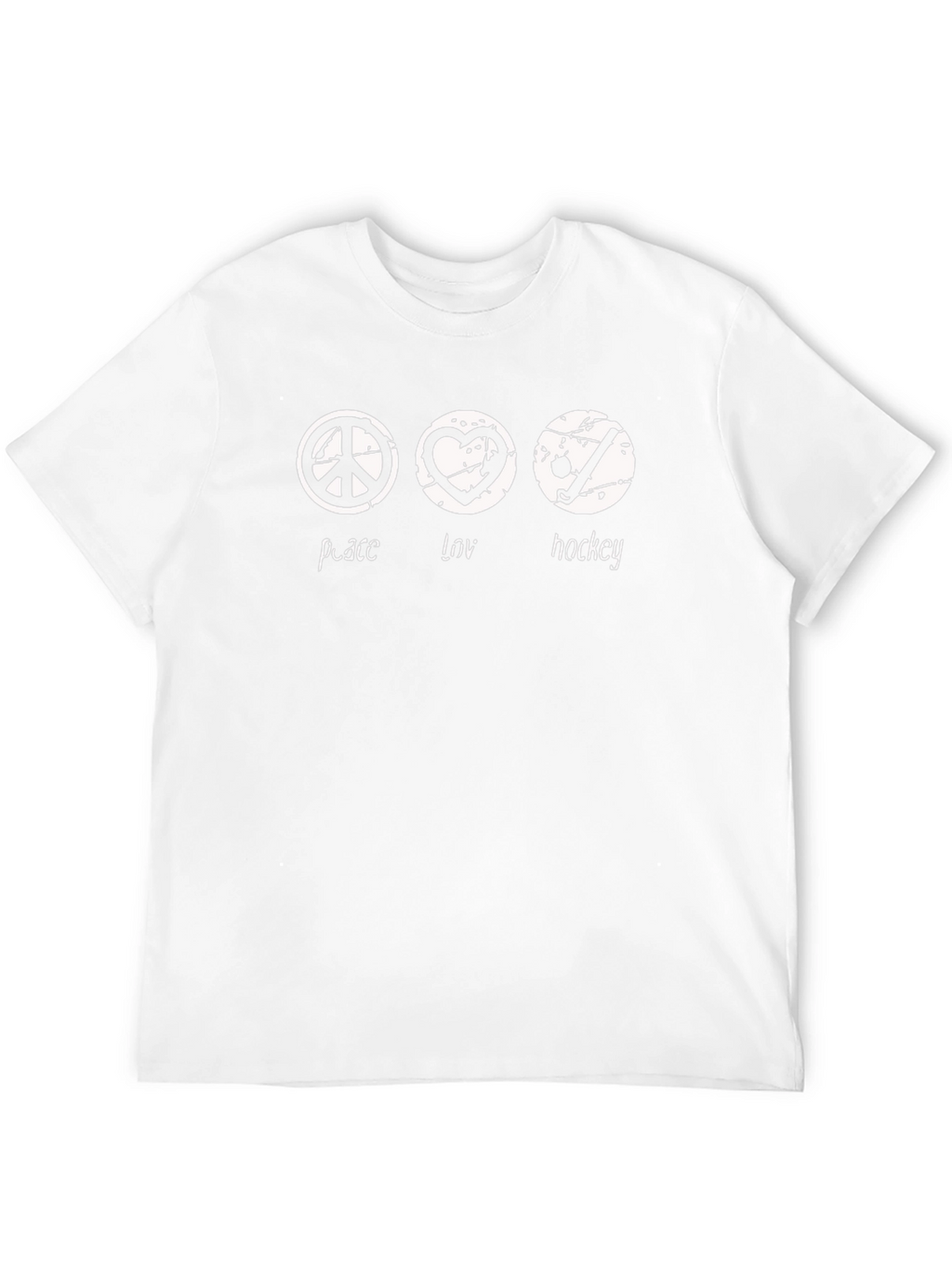Peace Love Hockey T-Shirt