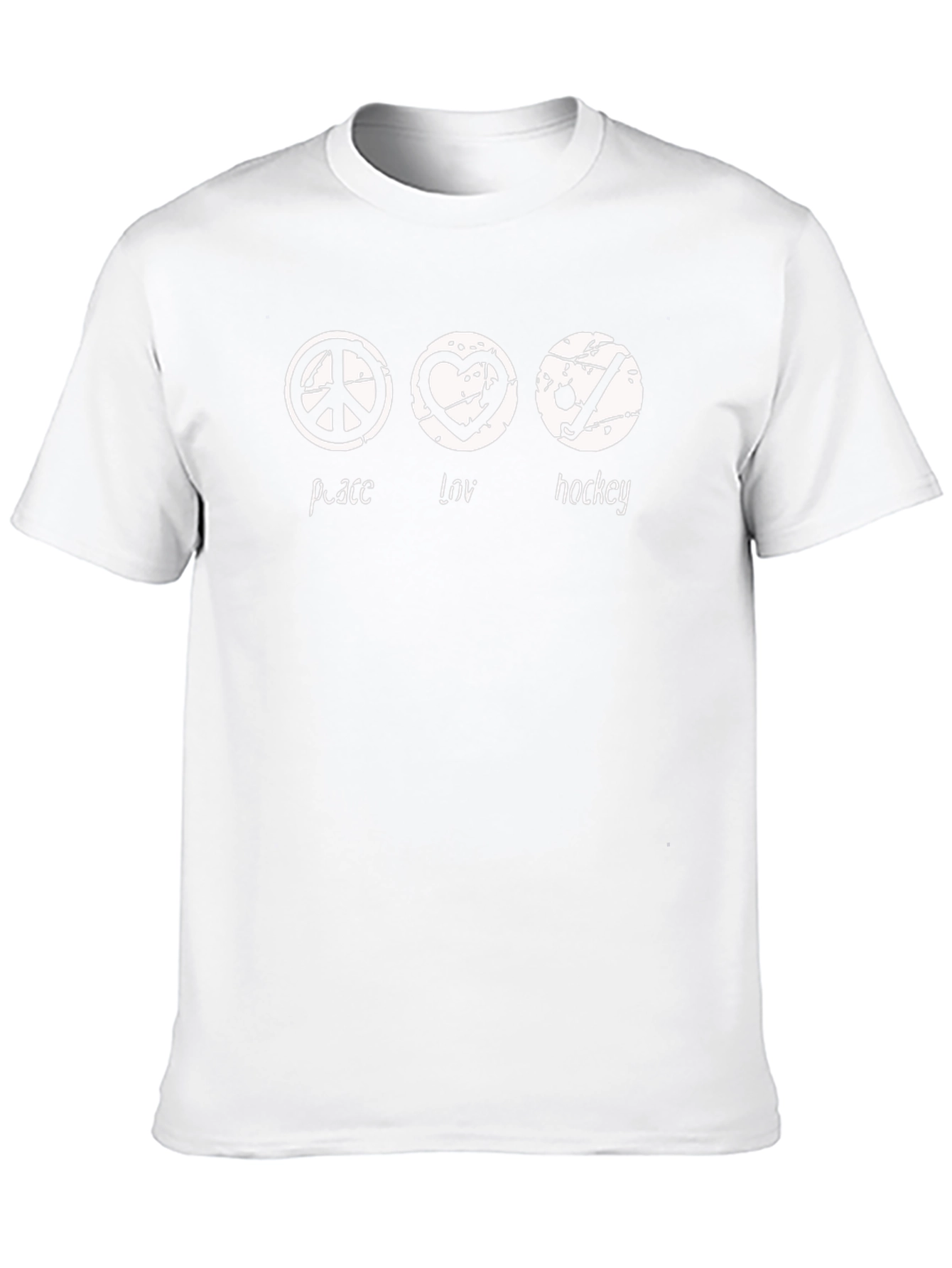 Peace Love Hockey T-Shirt