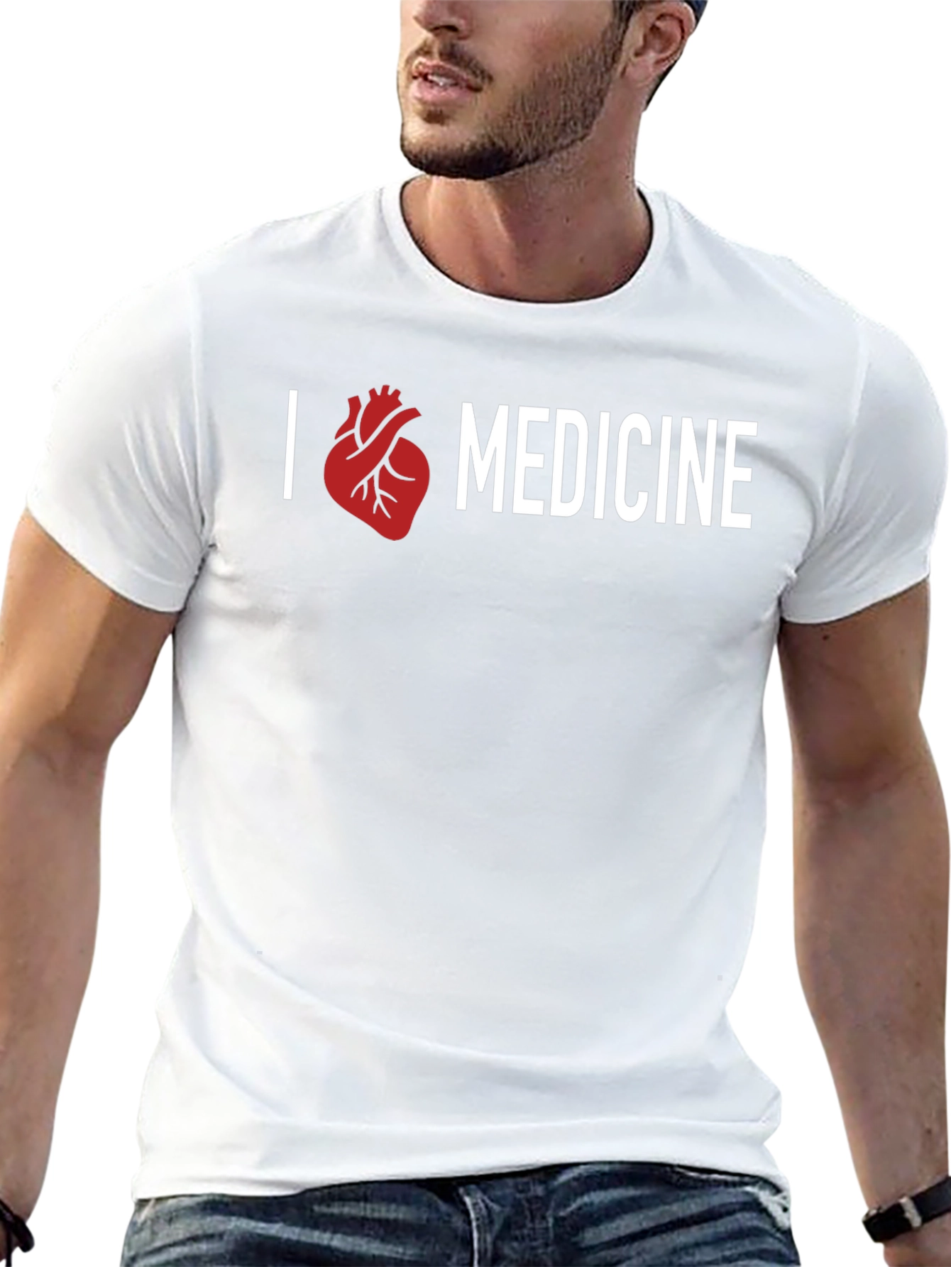 I Heart Medicine Graphic Tee - Black