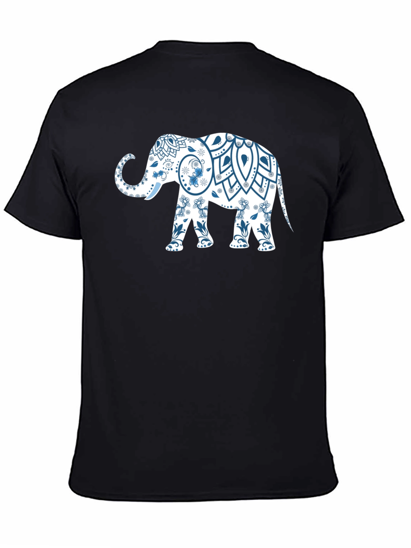 Elephant Mandala Graphic Tee - Stylish Mens T-Shirt