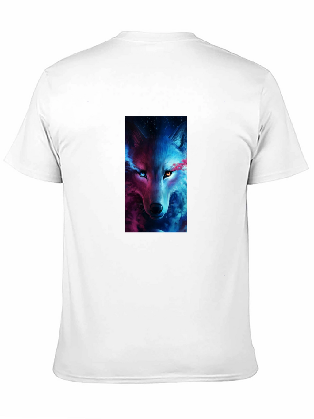 Mystic Wolf Graphic Black T-Shirt