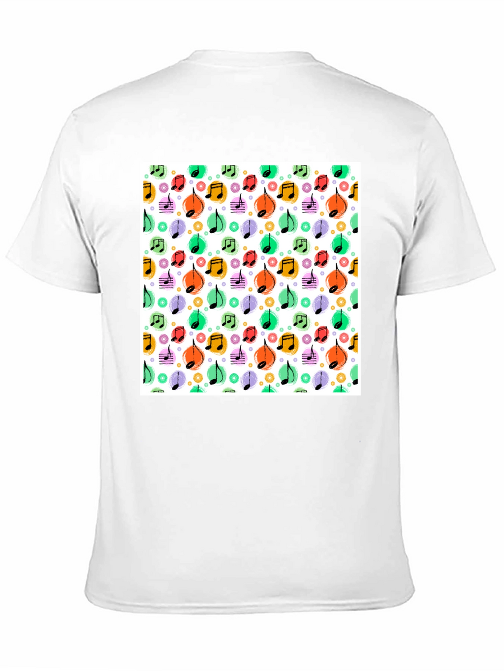 Funky Music Notes T-Shirt - Cool Graphic Tee