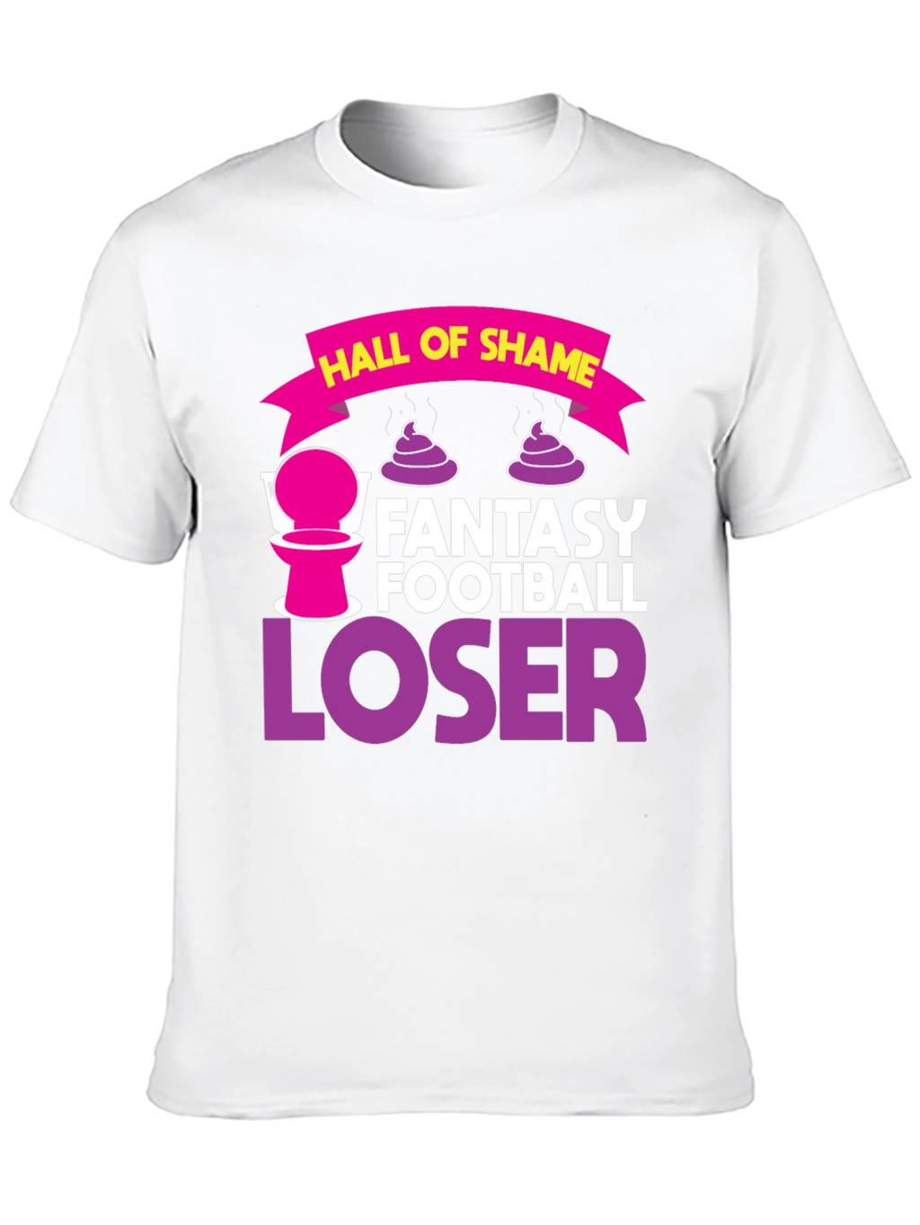 Fantasy Football Loser T-Shirt Hall of Shame