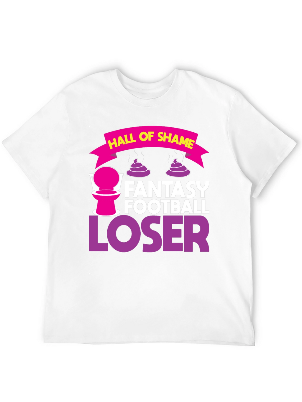 Fantasy Football Loser T-Shirt Hall of Shame