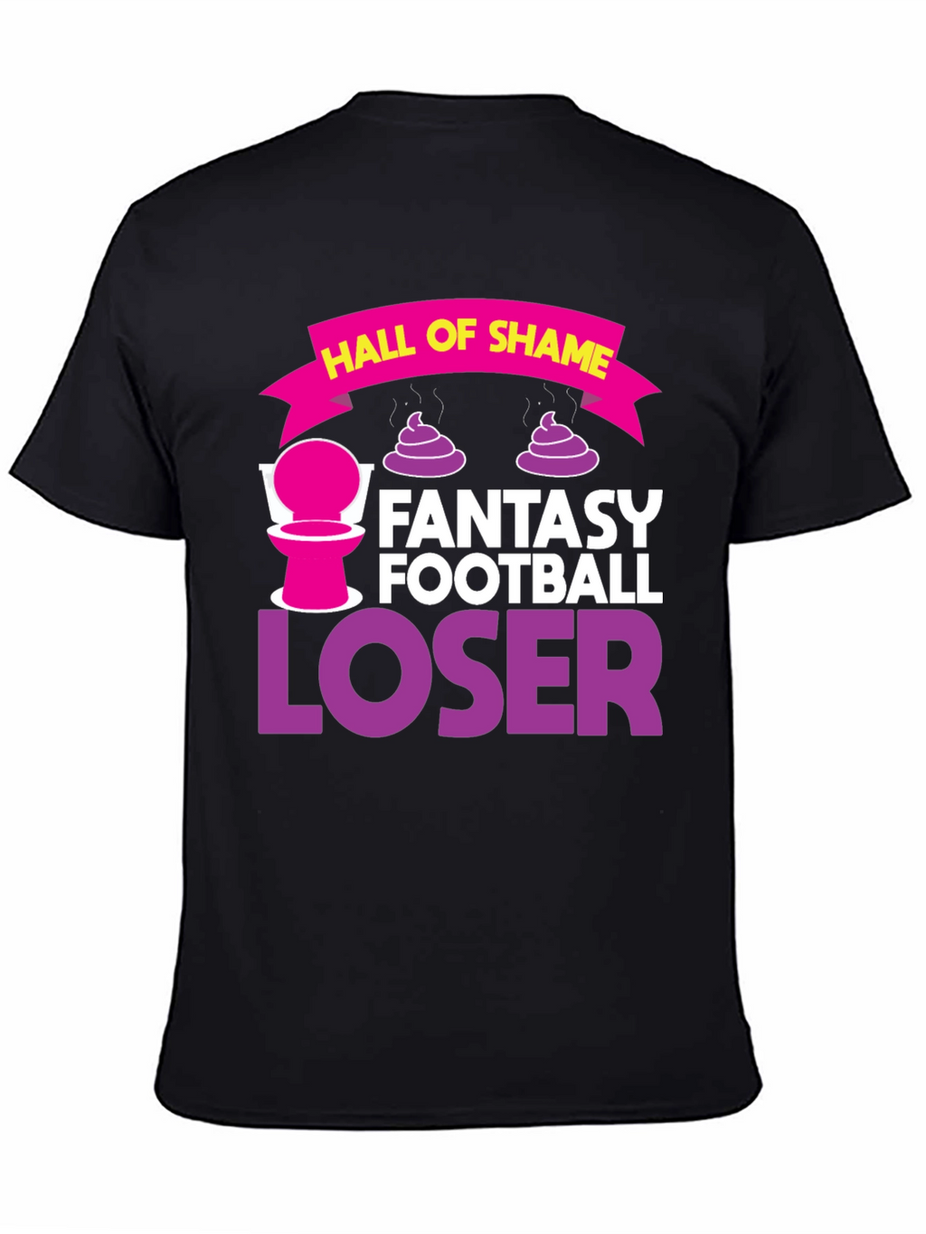 Fantasy Football Loser T-Shirt Hall of Shame