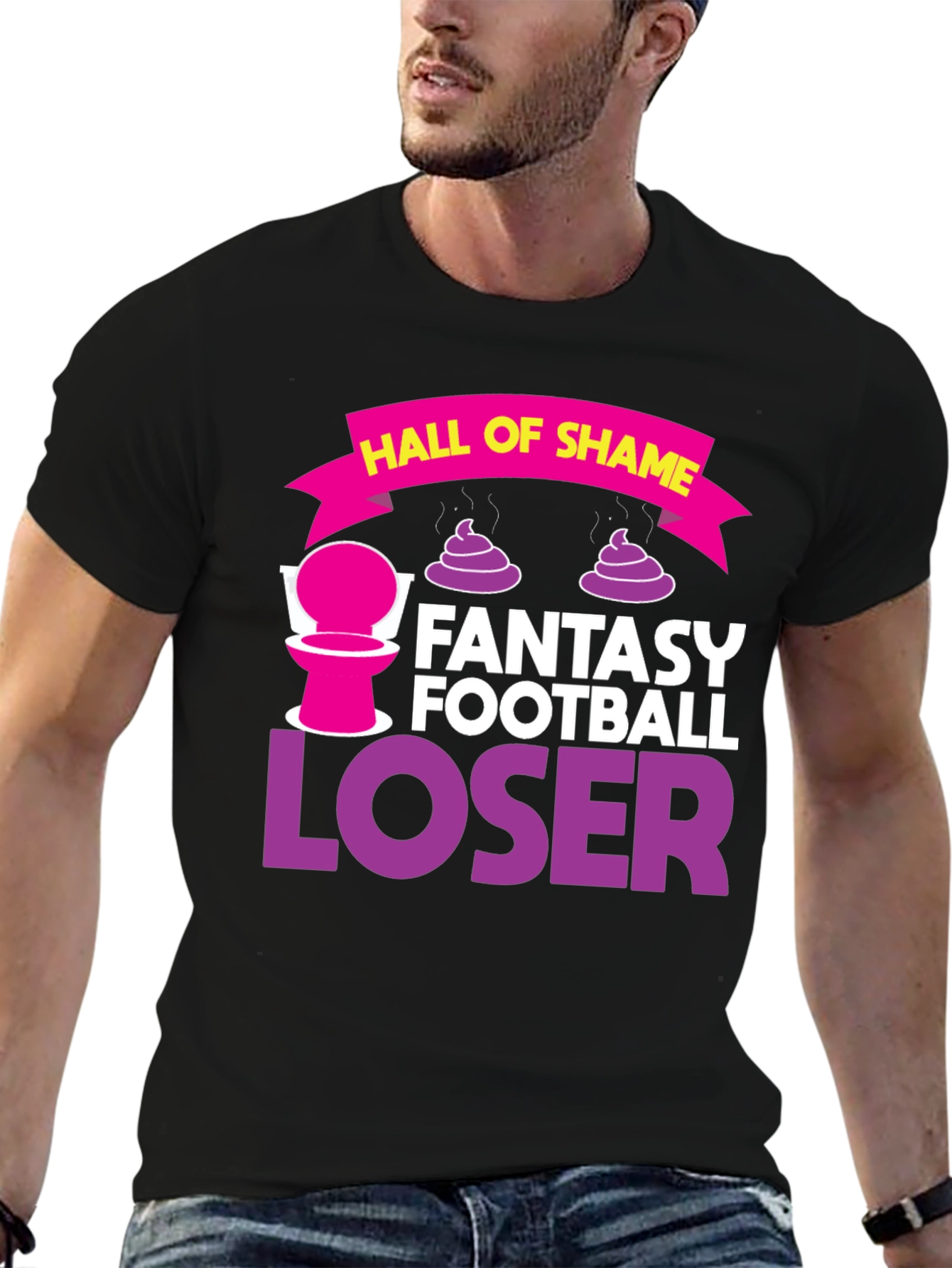 Fantasy Football Loser T-Shirt Hall of Shame