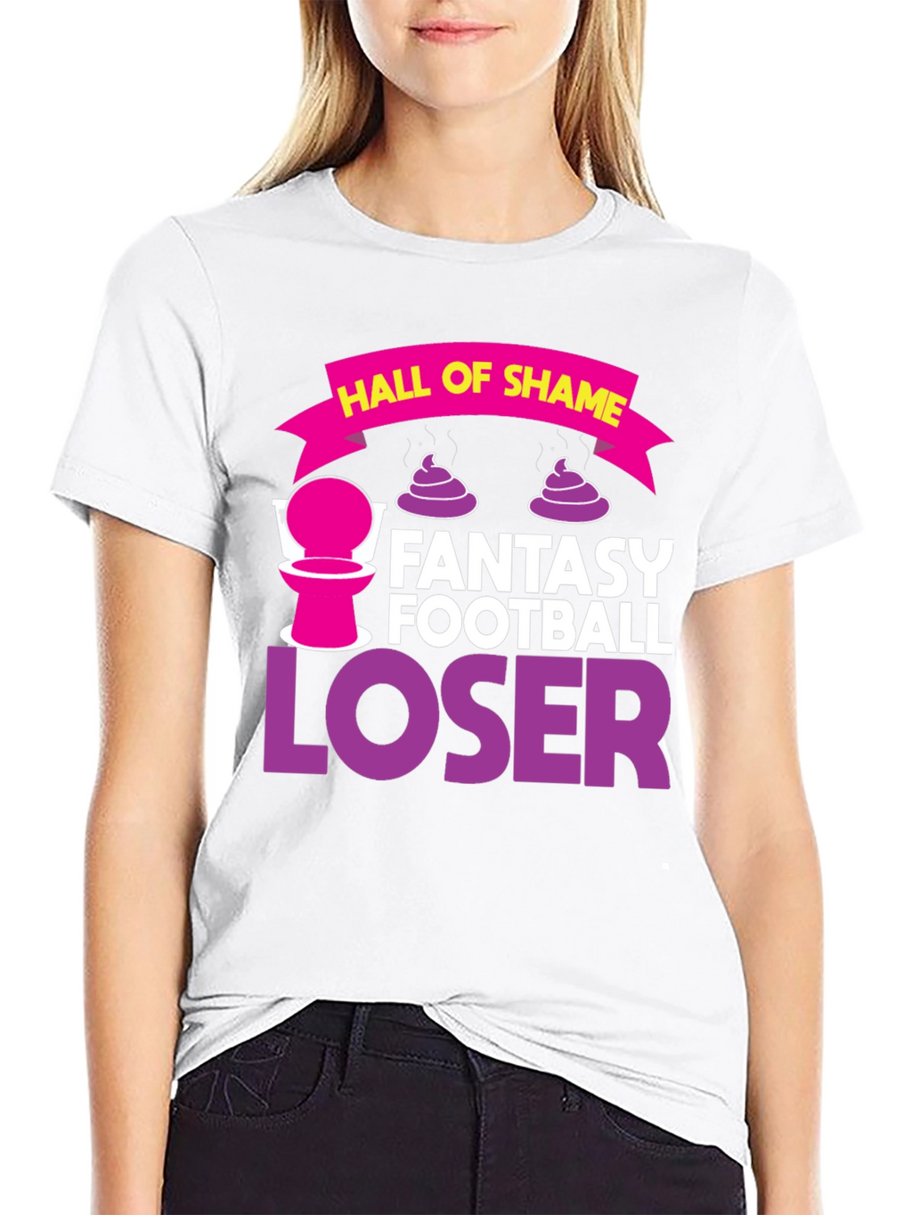 Fantasy Football Loser T-Shirt Hall of Shame