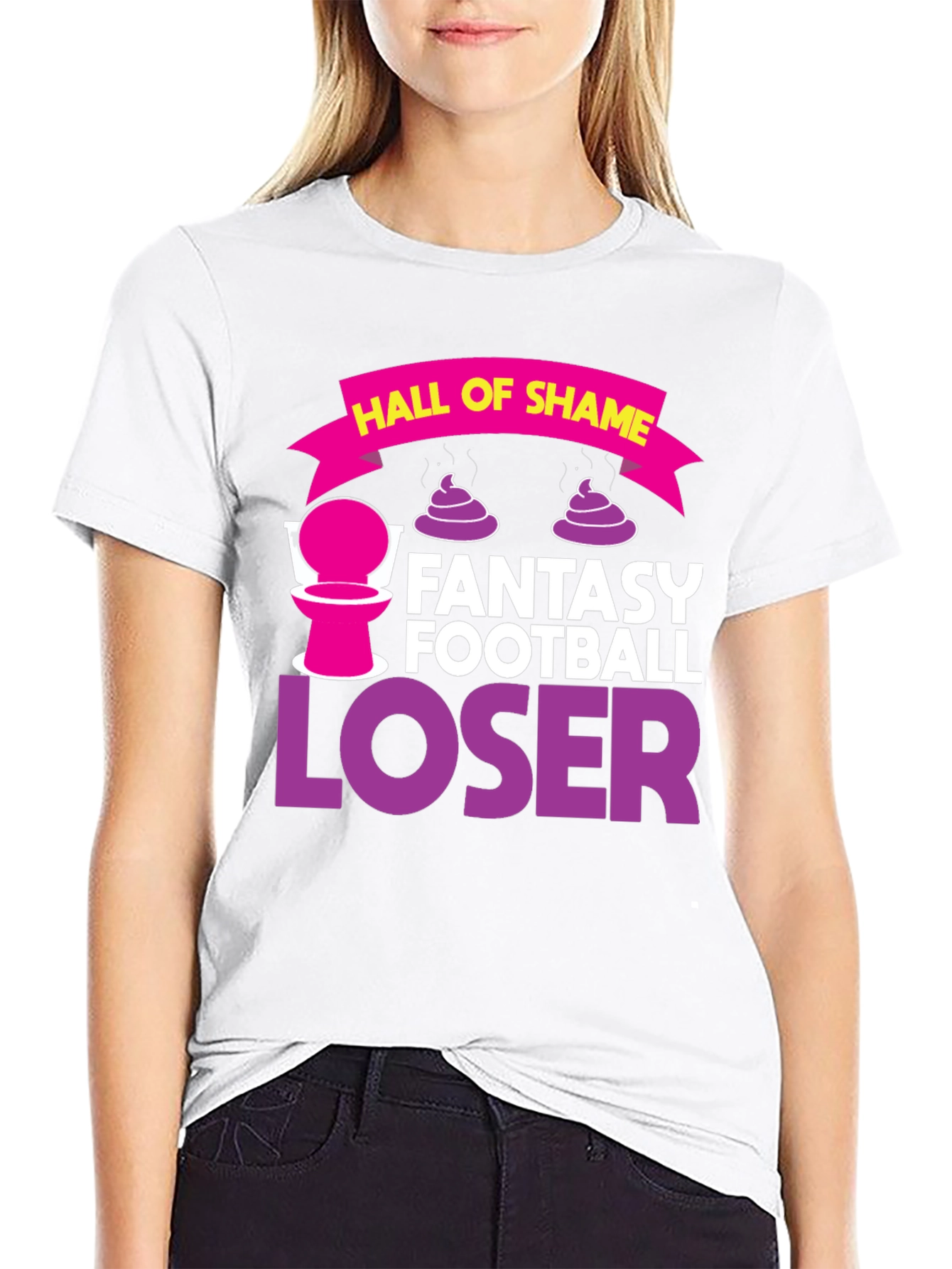 Fantasy Football Loser T-Shirt Hall of Shame