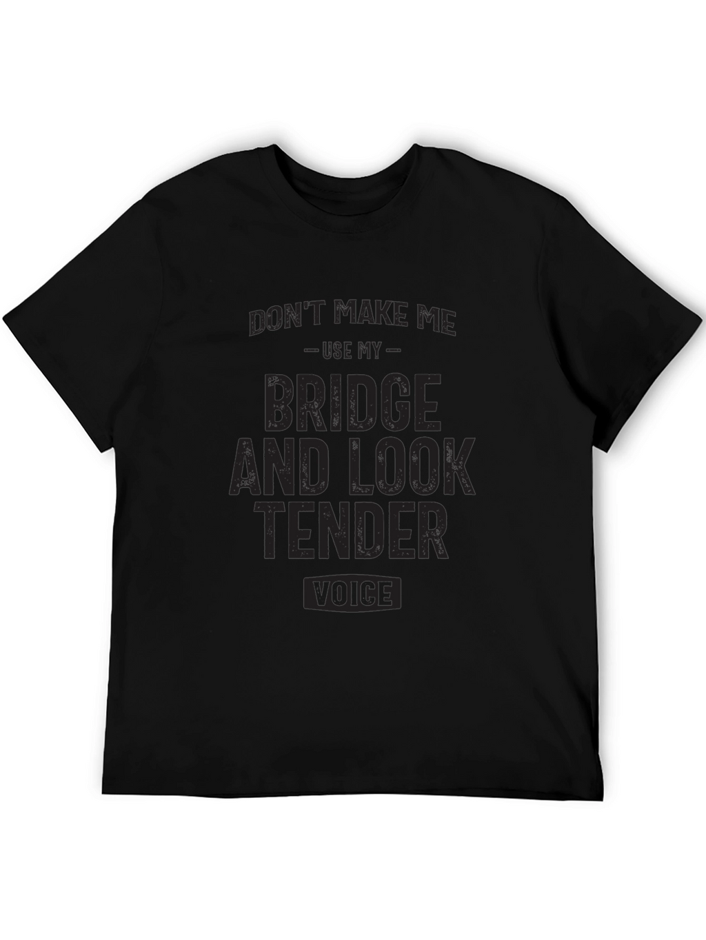 Bridge and Look Tender Voice Black T-Shirt