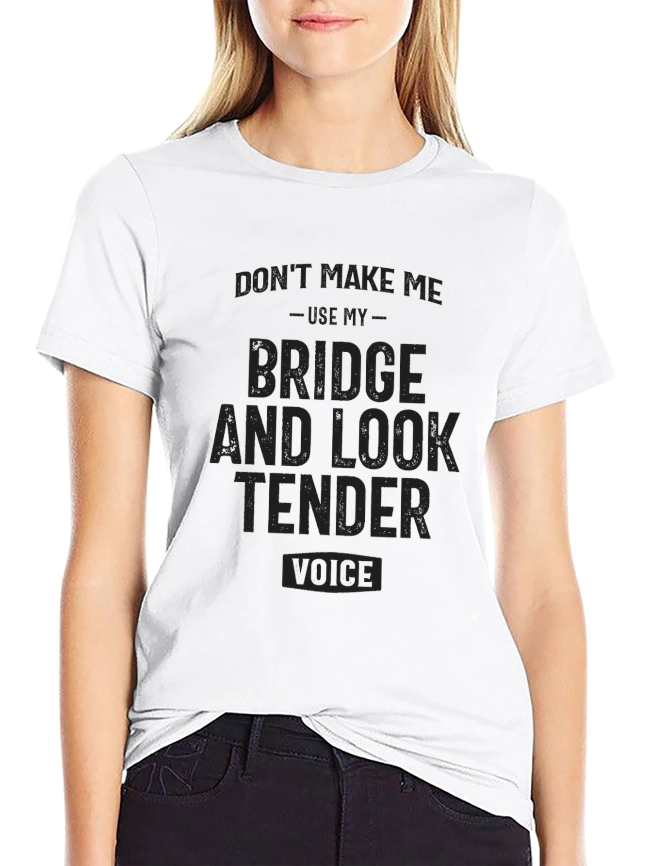 Bridge and Look Tender Voice Black T-Shirt