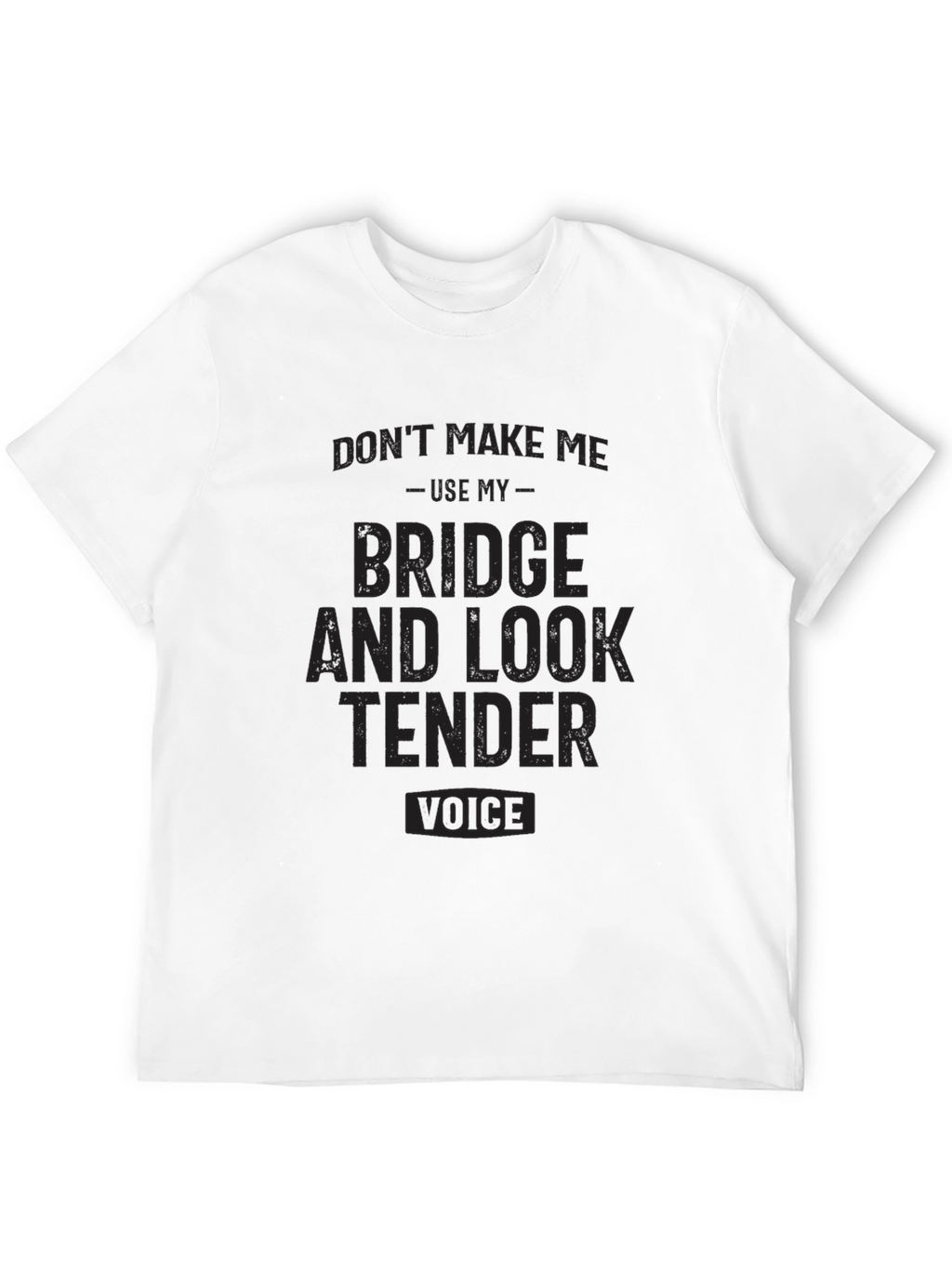 Bridge and Look Tender Voice Black T-Shirt