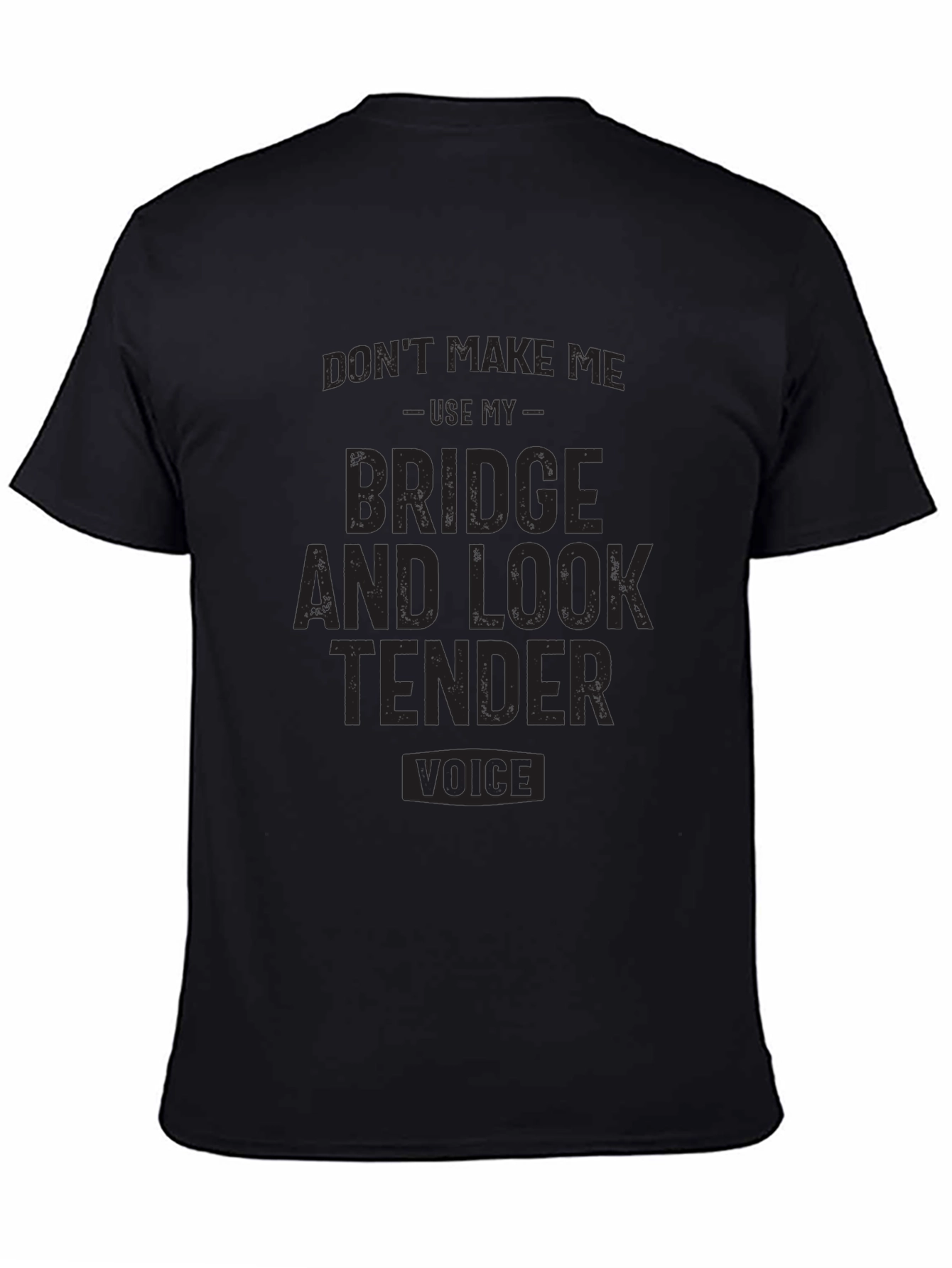 Bridge and Look Tender Voice Black T-Shirt