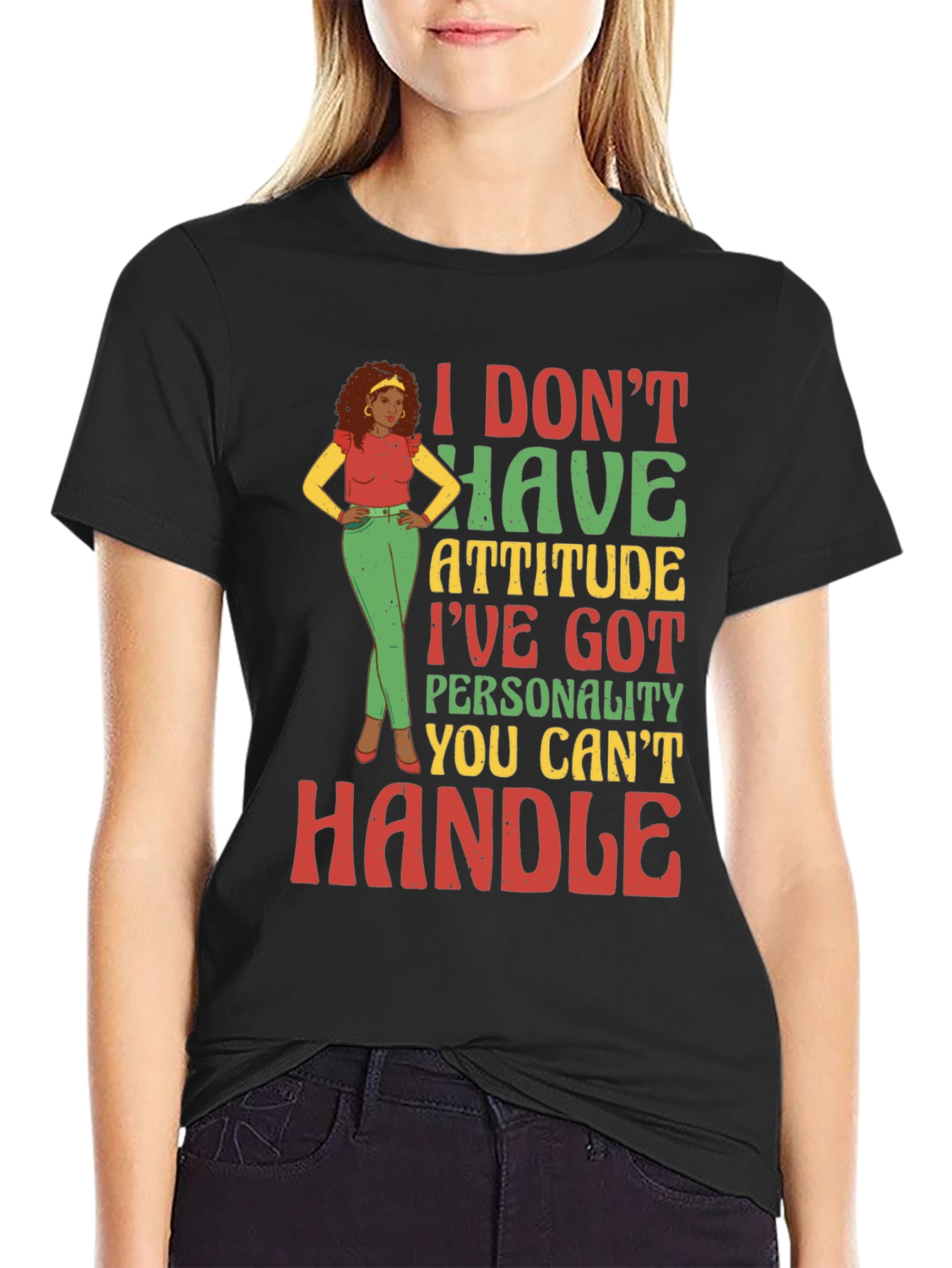 Attitude Personality Graphic Tee