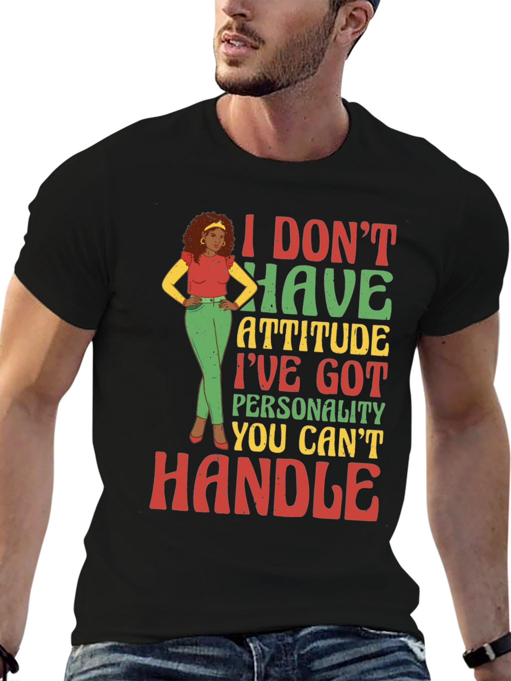 Attitude Personality Graphic Tee