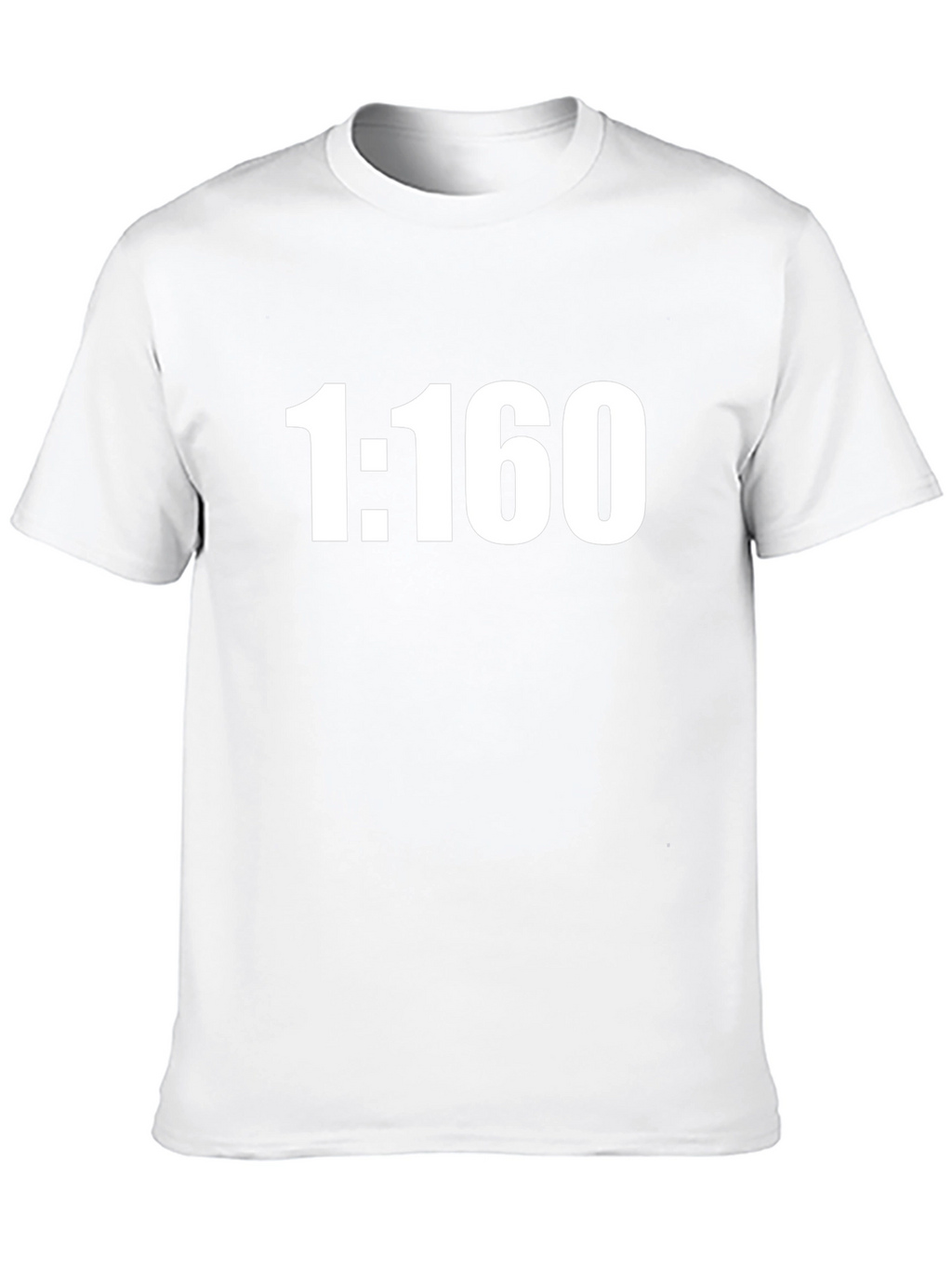 1:160 Scale Black T-Shirt