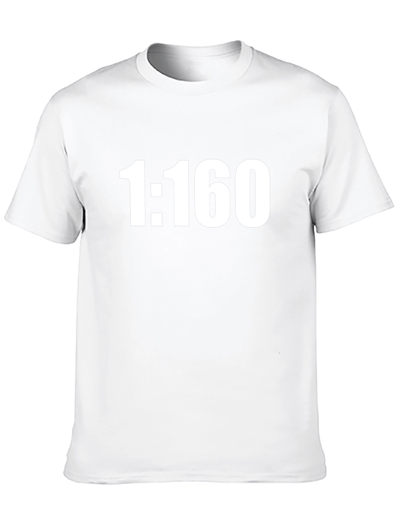 1:160 Scale Black T-Shirt