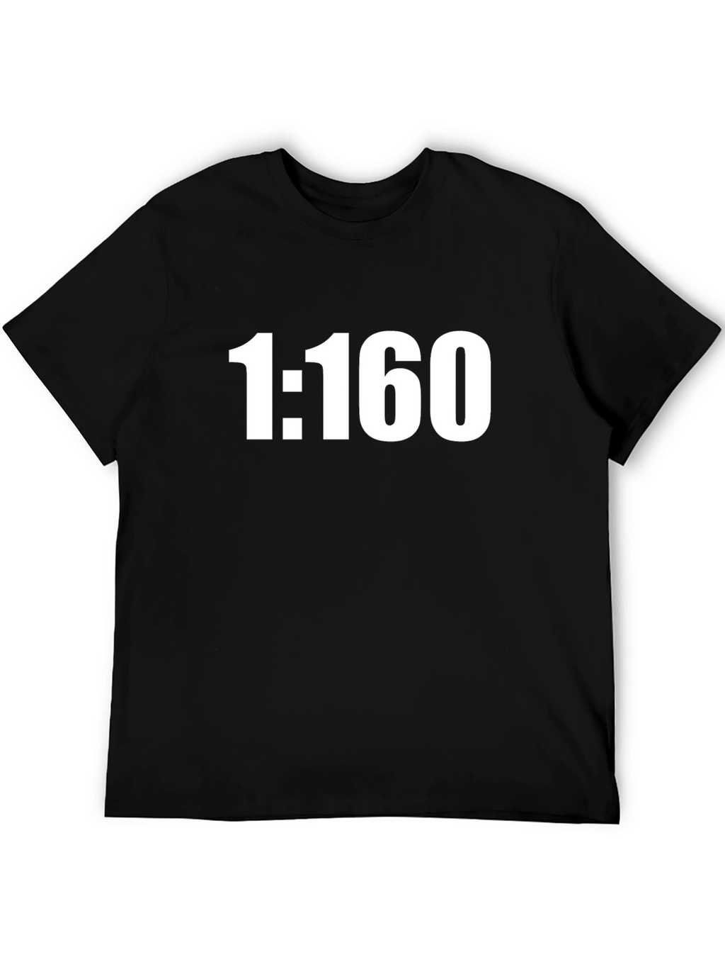 1:160 Scale Black T-Shirt