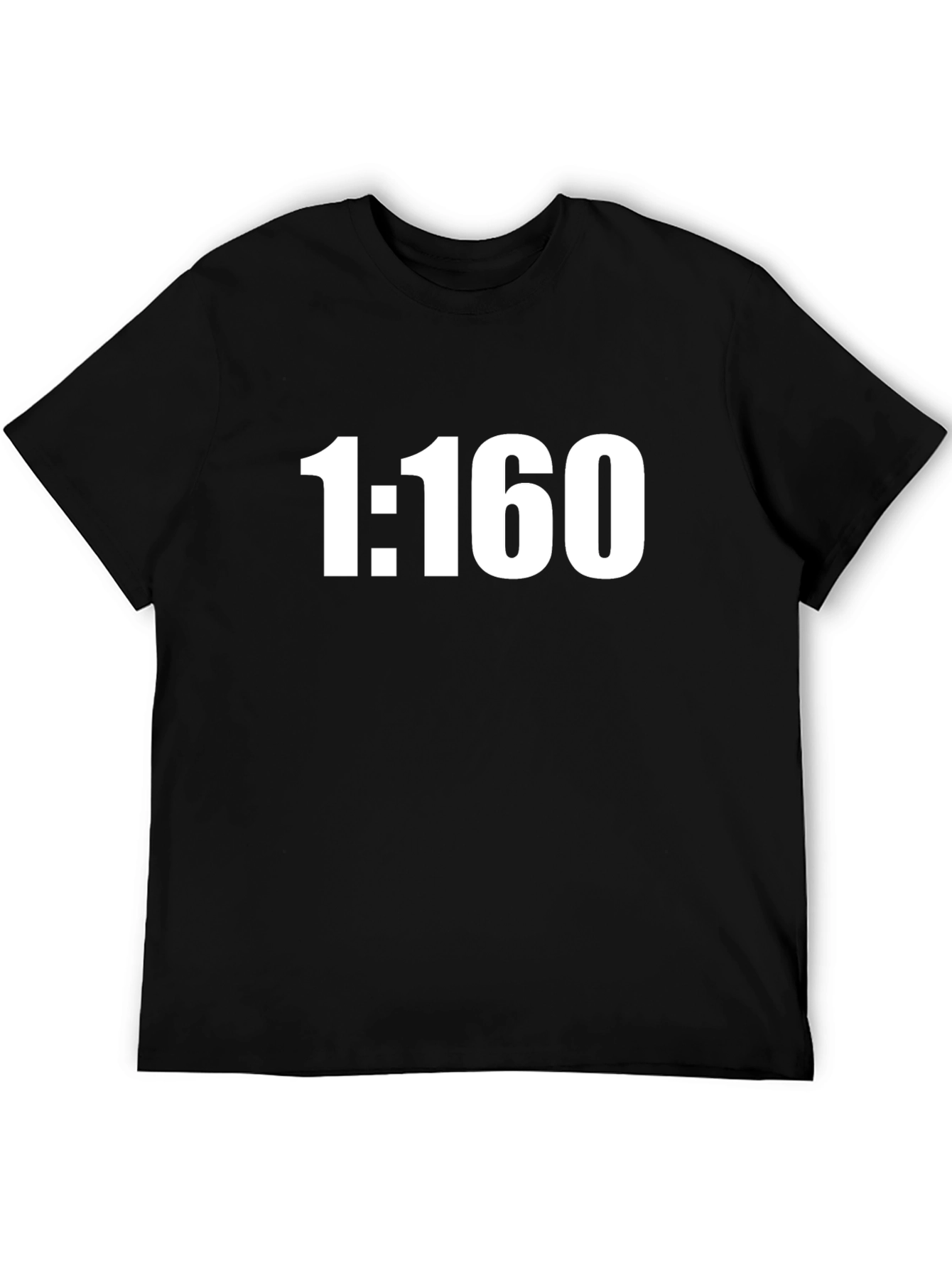 1:160 Scale Black T-Shirt