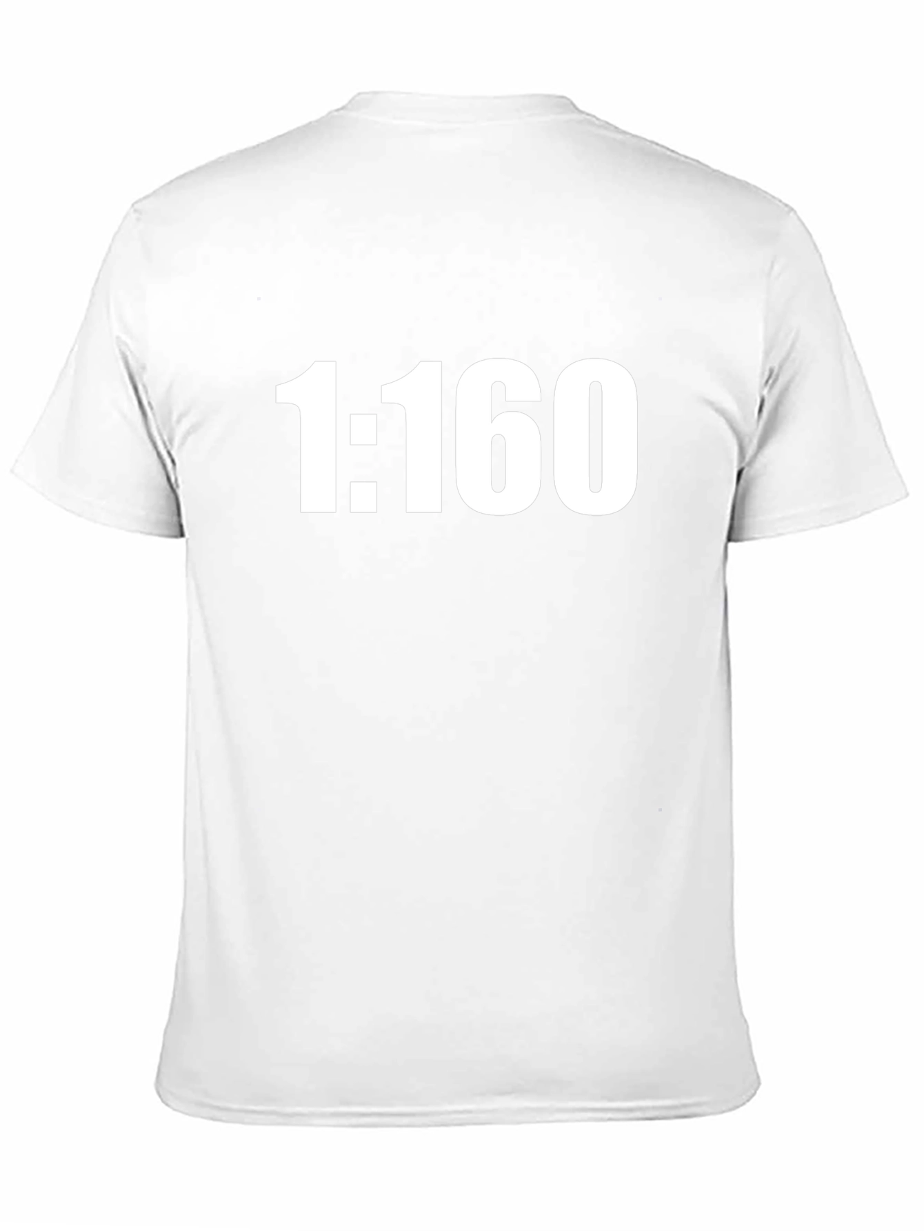 1:160 Scale Black T-Shirt