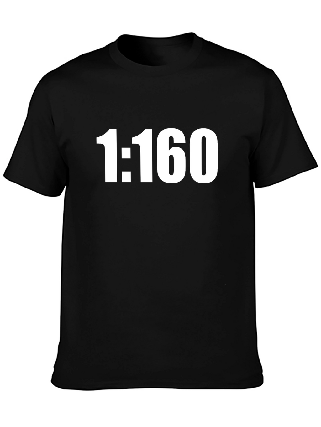 1:160 Scale Black T-Shirt