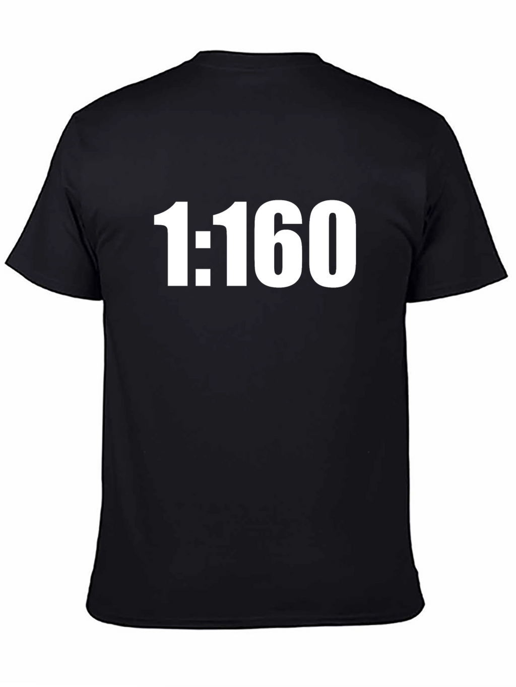 1:160 Scale Black T-Shirt