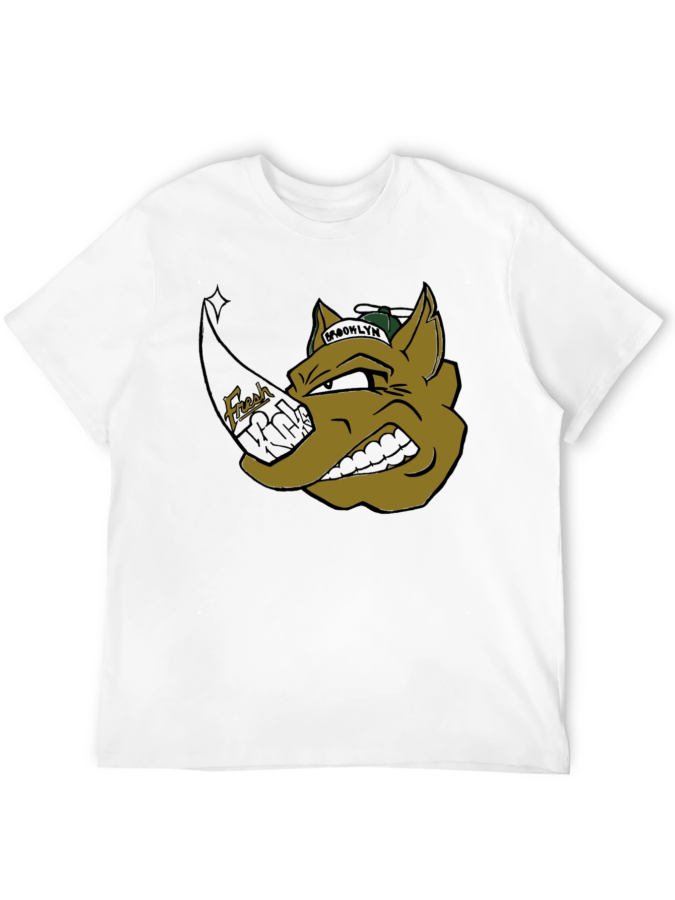 Black Graphic Tee - Fresh Kicks Rhino