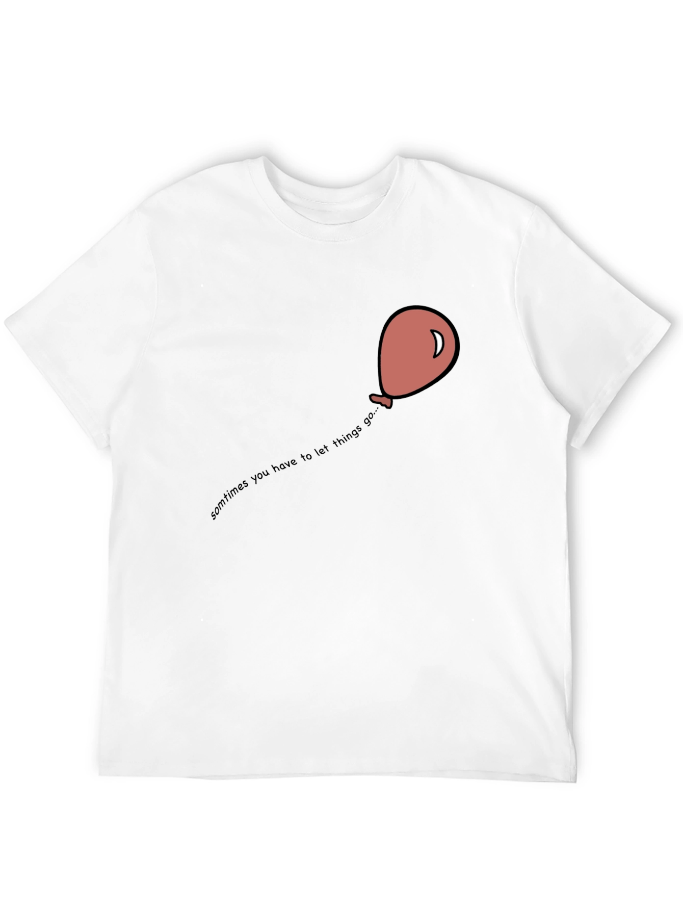 Balloon Graphic T-Shirt - Let Things Go Tee