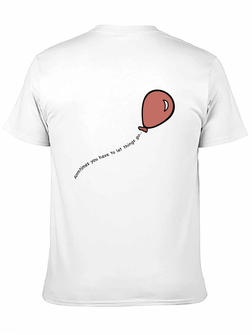 Balloon Graphic T-Shirt - Let Things Go Tee