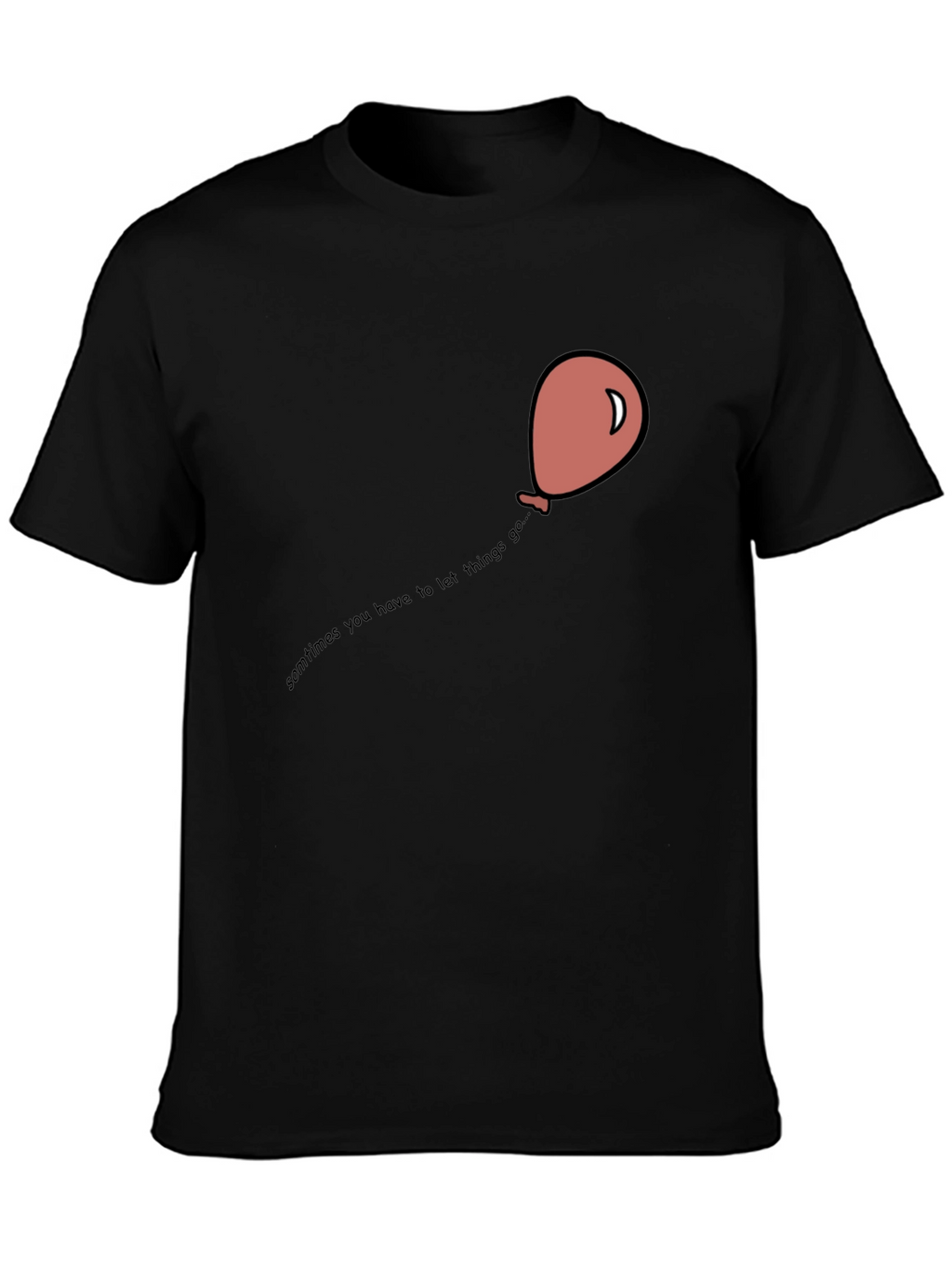 Balloon Graphic T-Shirt - Let Things Go Tee