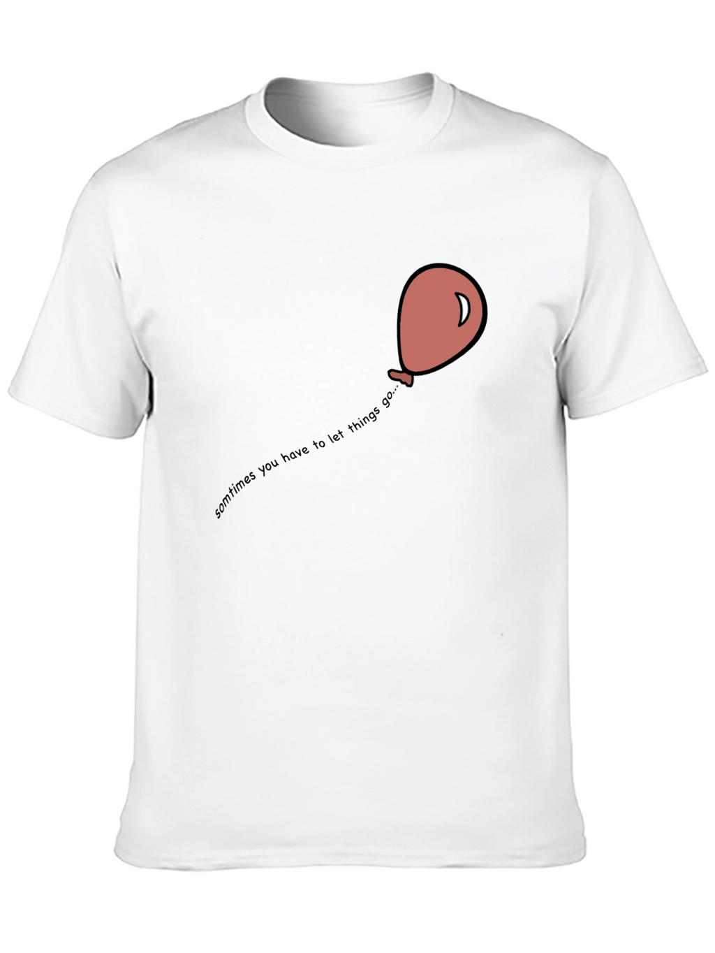 Balloon Graphic T-Shirt - Let Things Go Tee