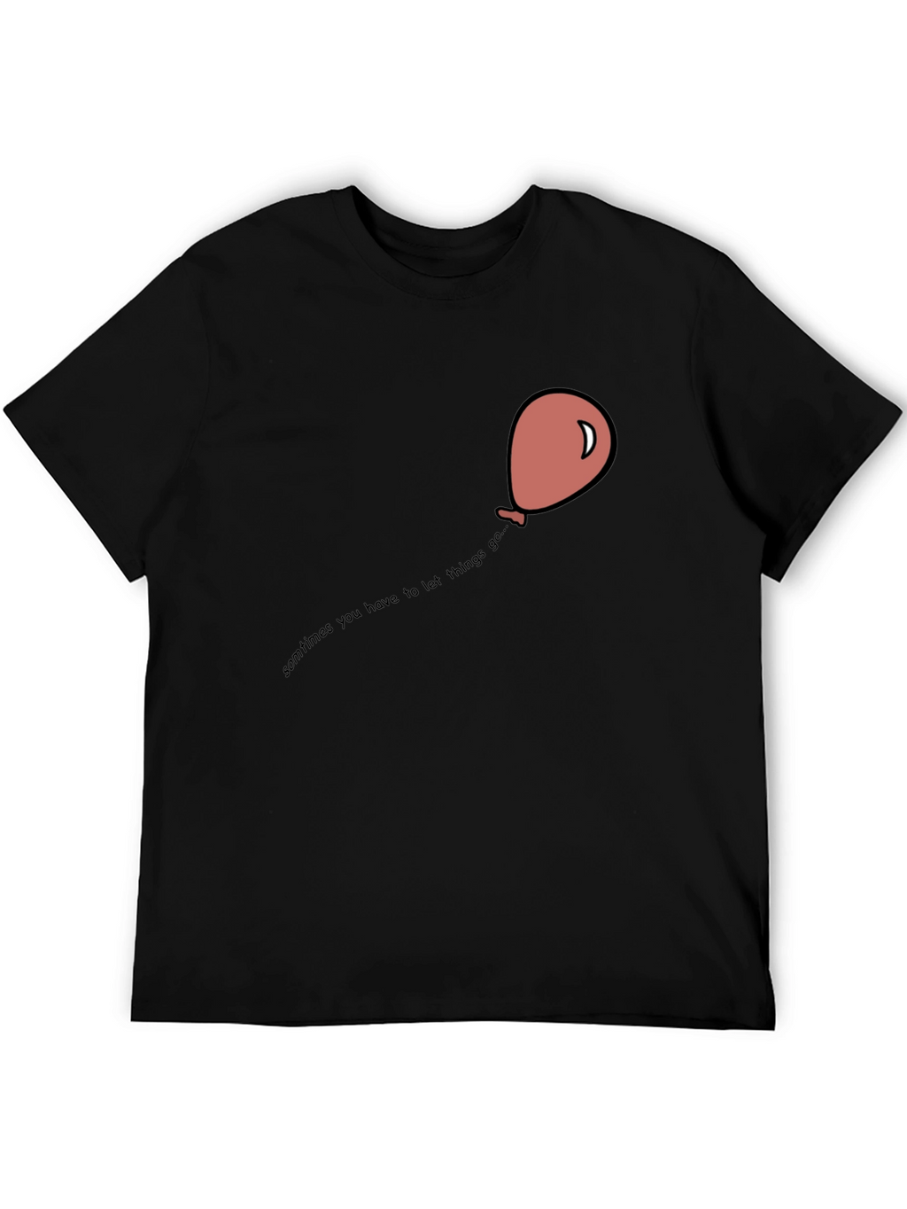 Balloon Graphic T-Shirt - Let Things Go Tee