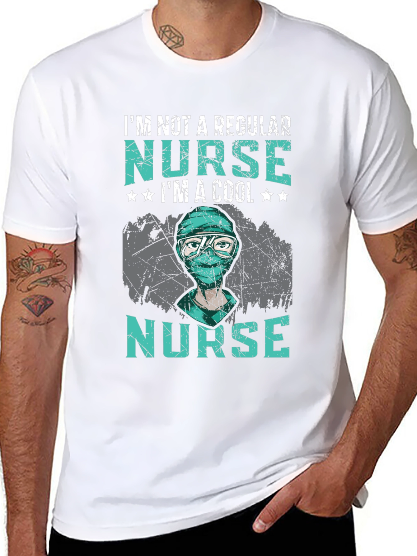 Cool Nurse Graphic T-Shirt