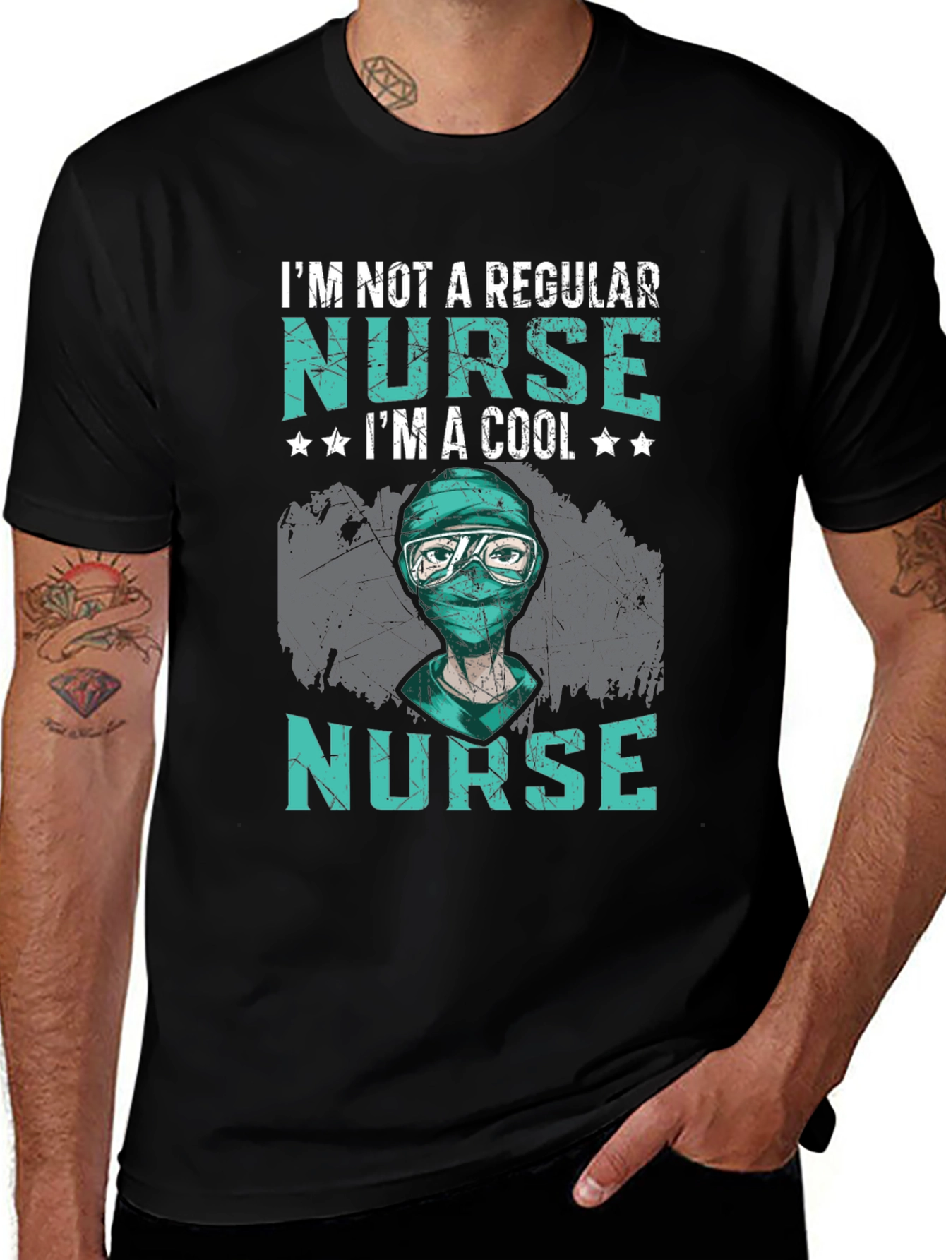 Cool Nurse Graphic T-Shirt