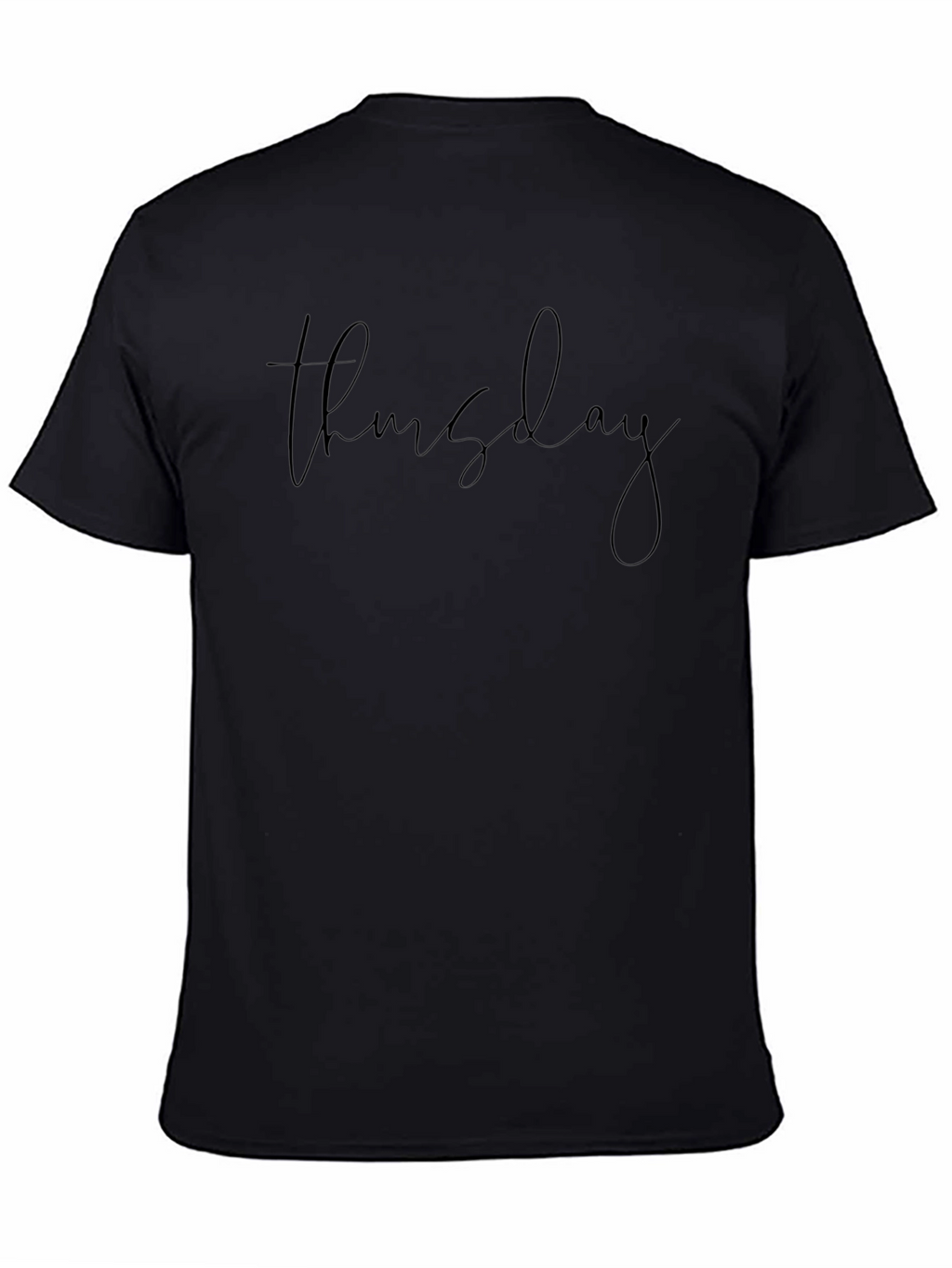 Thursday Script Black T-Shirt