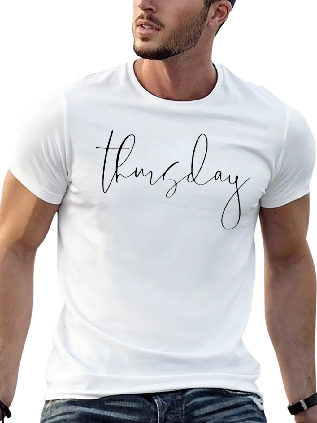 Thursday Script Black T-Shirt