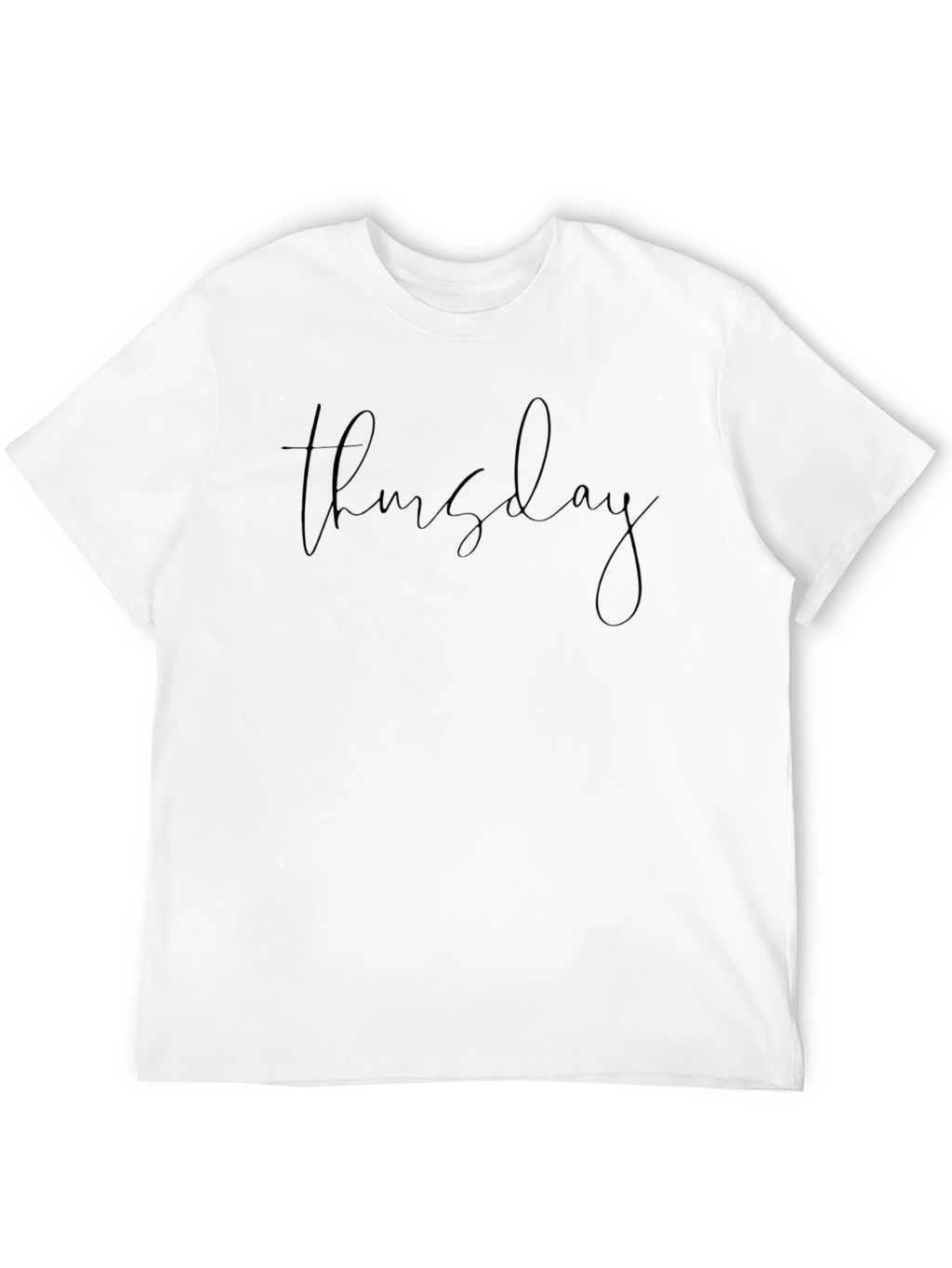 Thursday Script Black T-Shirt