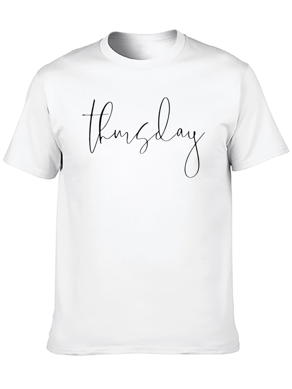 Thursday Script Black T-Shirt