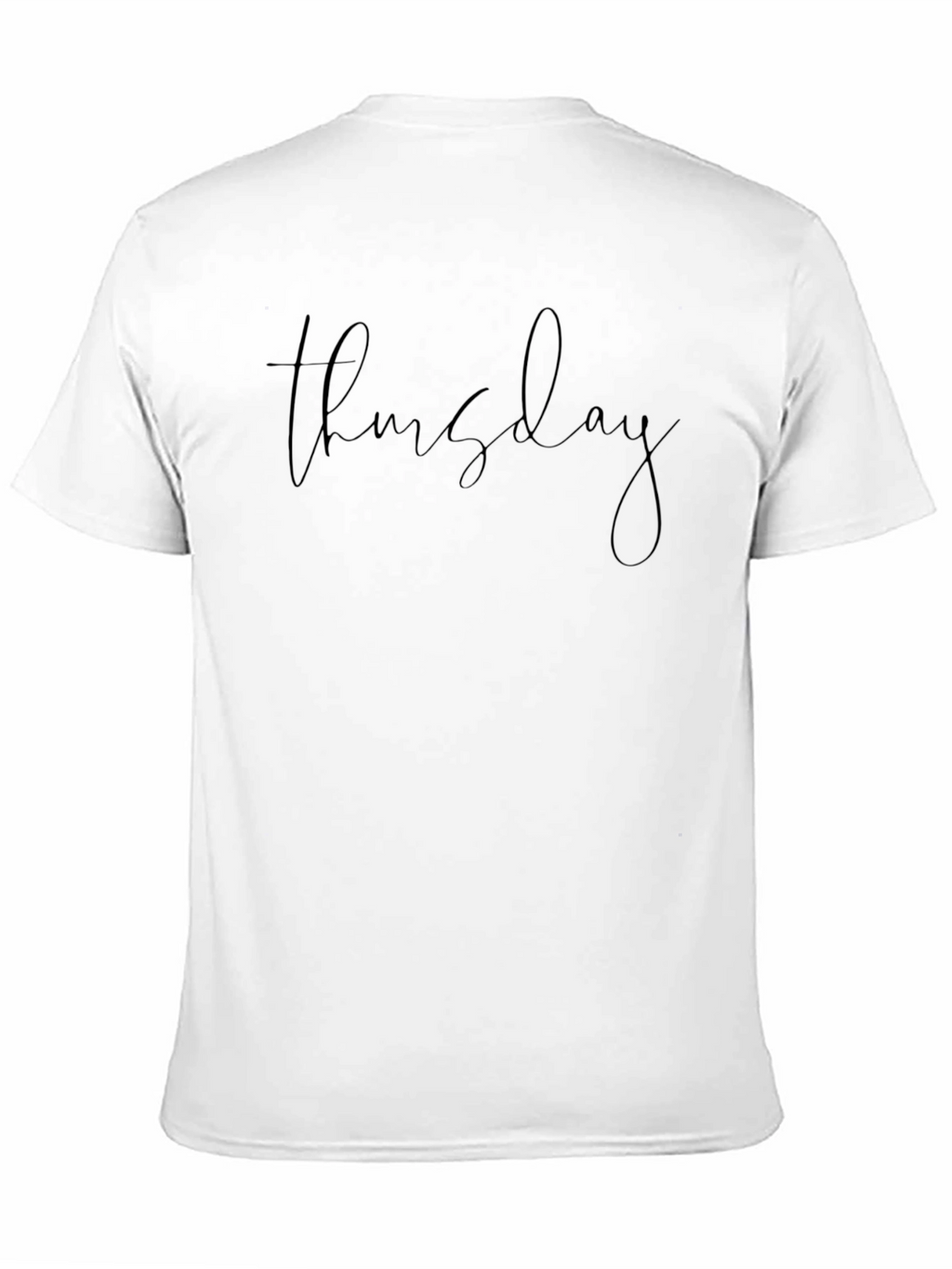 Thursday Script Black T-Shirt